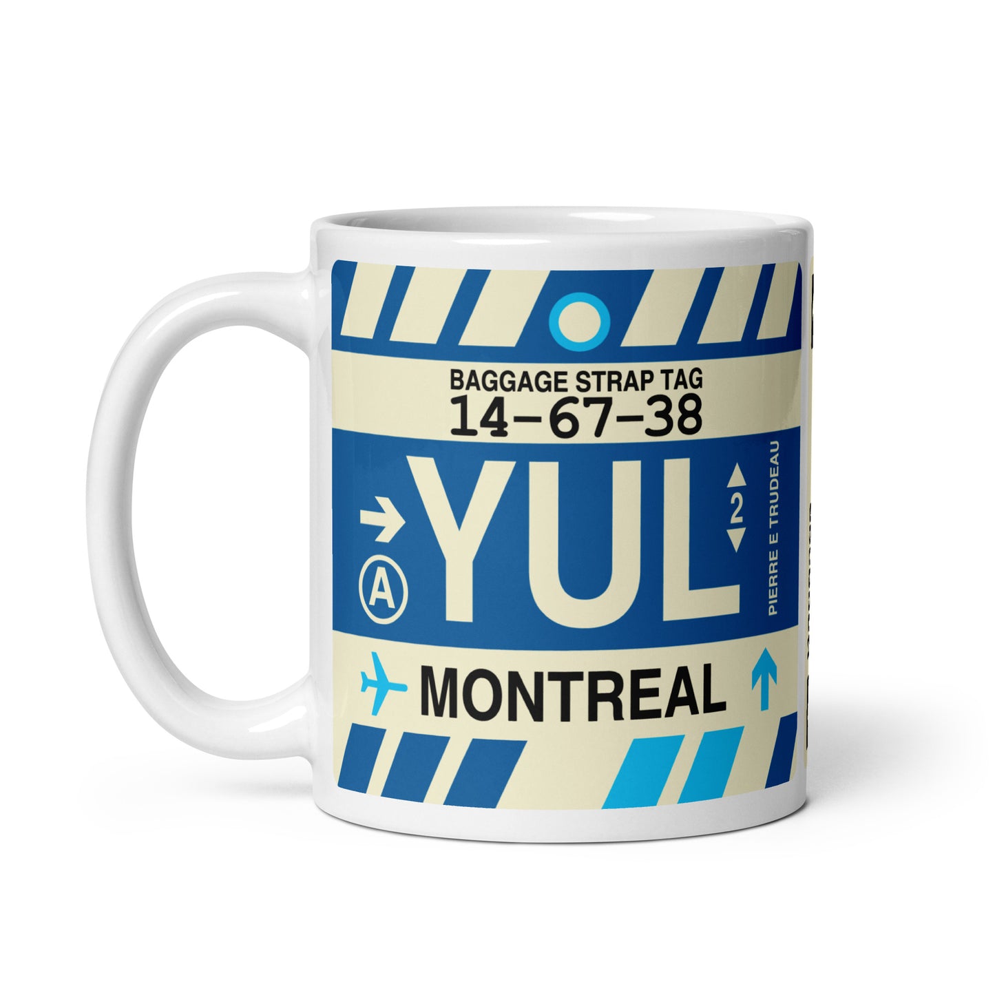Travel-Themed Coffee Mug • YUL Montreal • YHM Designs - Image 03