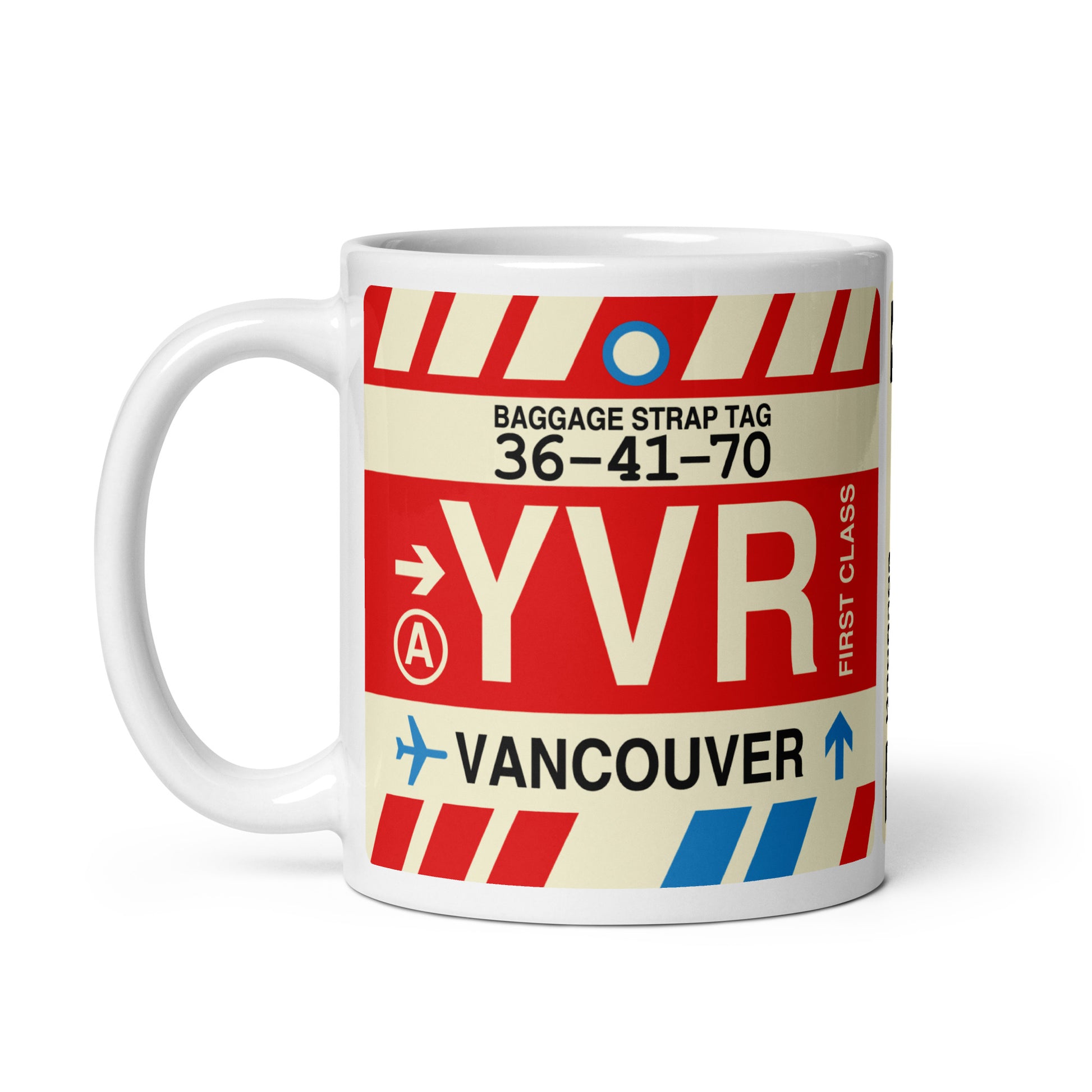 Travel-Themed Coffee Mug • YVR Vancouver • YHM Designs - Image 03