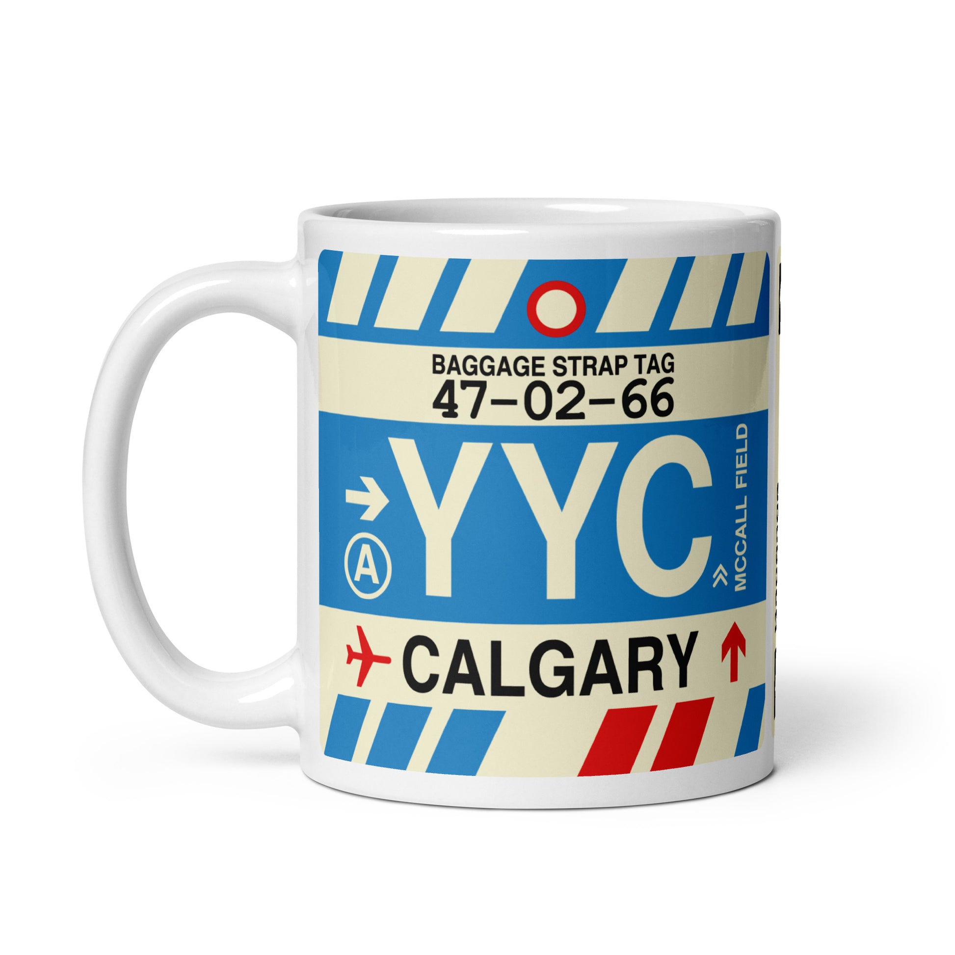 Travel-Themed Coffee Mug • YYC Calgary • YHM Designs - Image 03