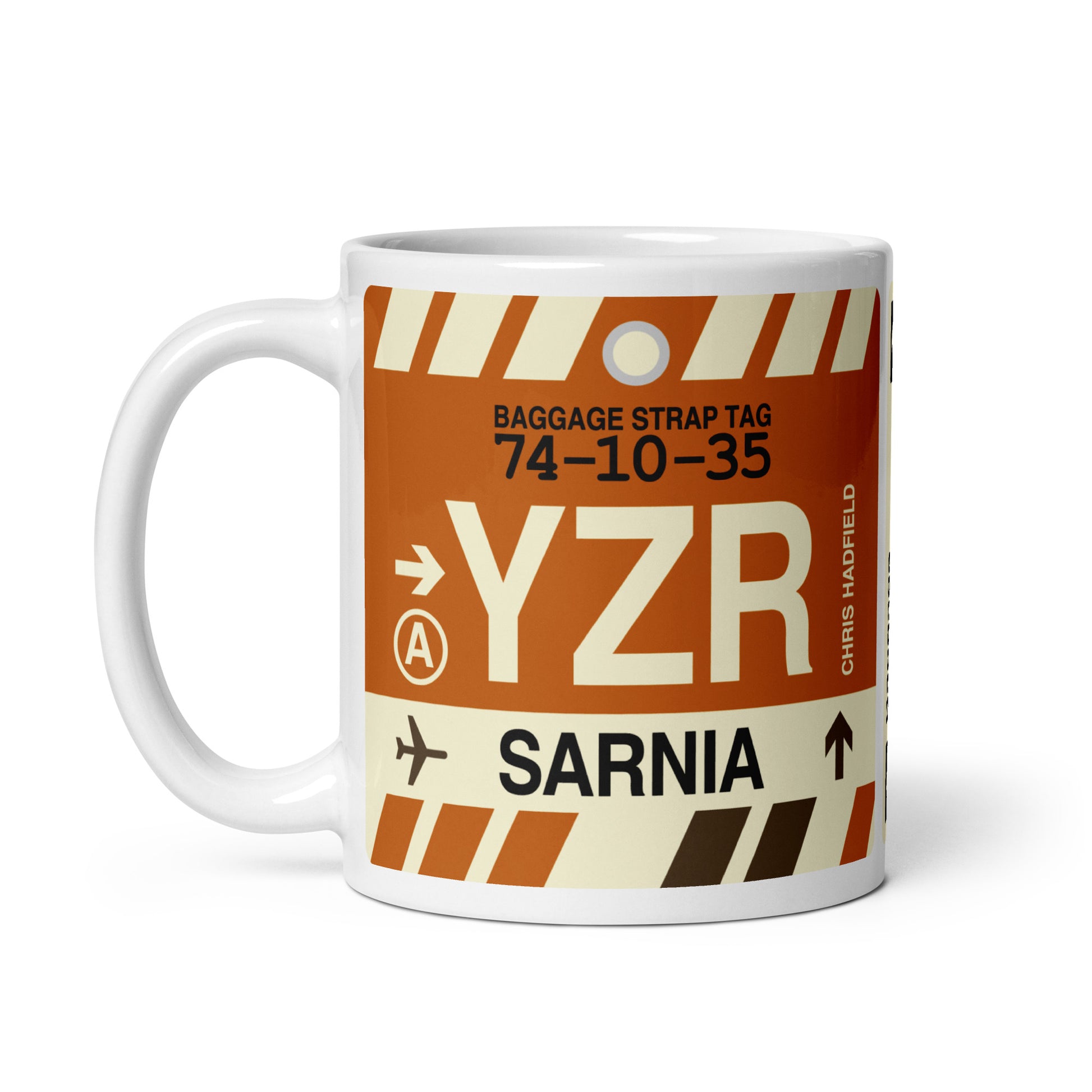 Travel-Themed Coffee Mug • YZR Sarnia • YHM Designs - Image 03
