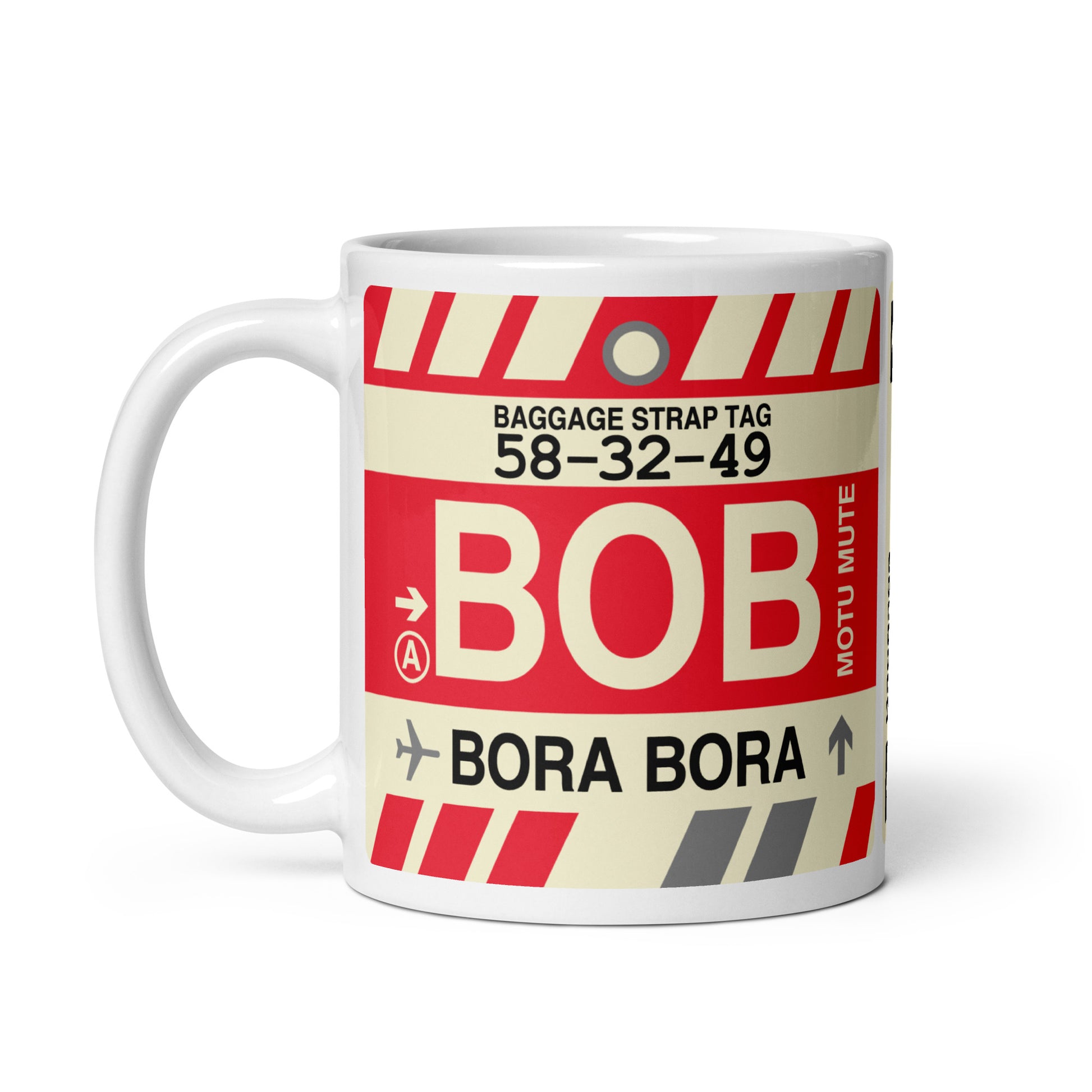 Travel Gift Coffee Mug • BOB Bora Bora • YHM Designs - Image 03