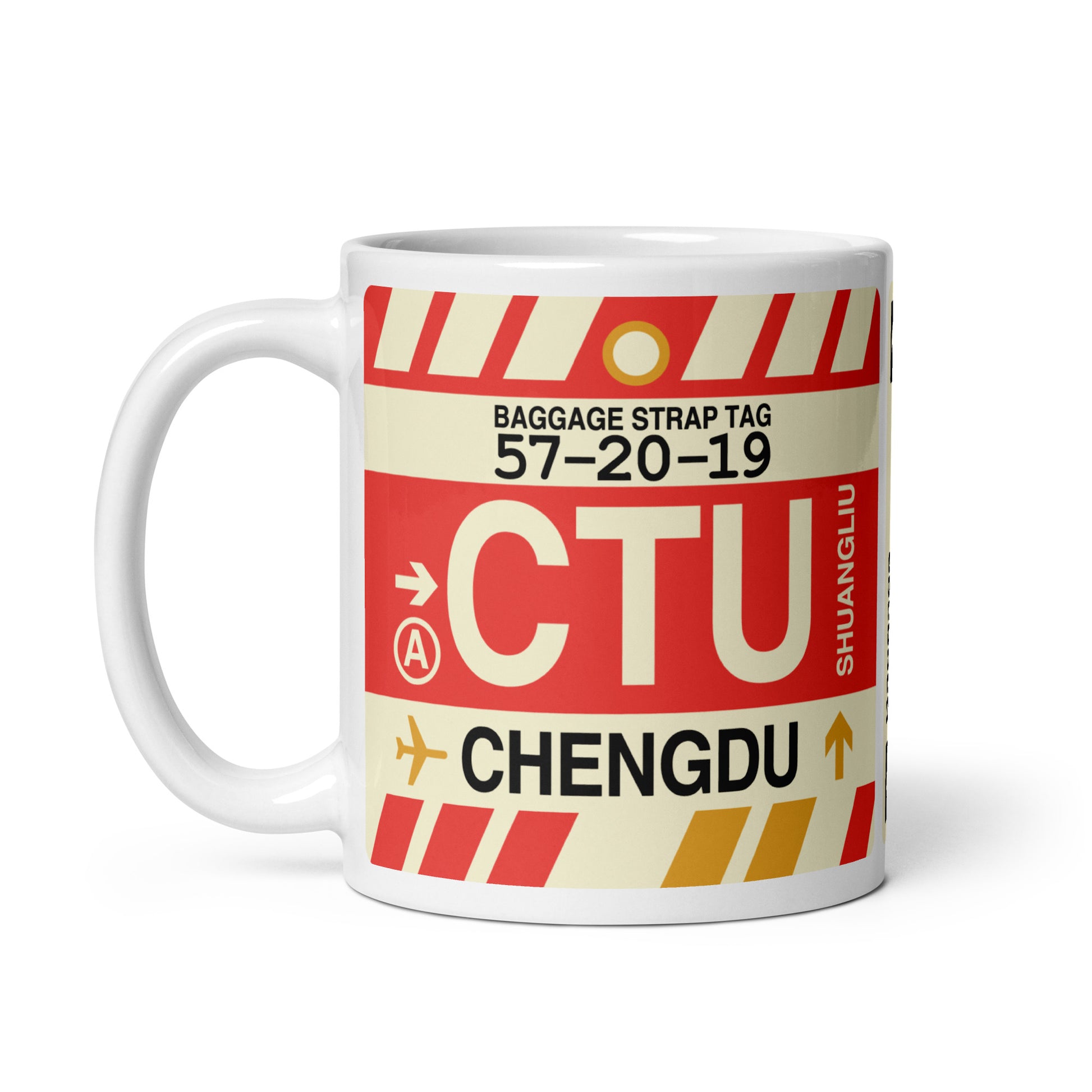 Travel Gift Coffee Mug • CTU Chengdu • YHM Designs - Image 03