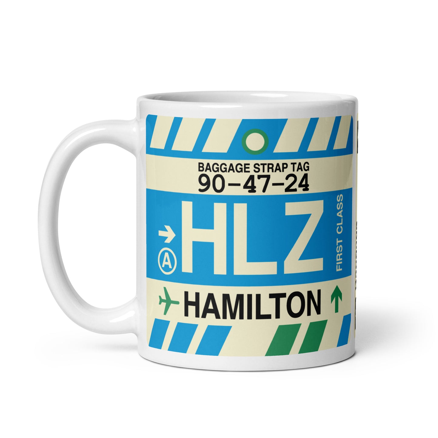 Travel Gift Coffee Mug • HLZ Hamilton Souvenir • YHM Designs - Image 03