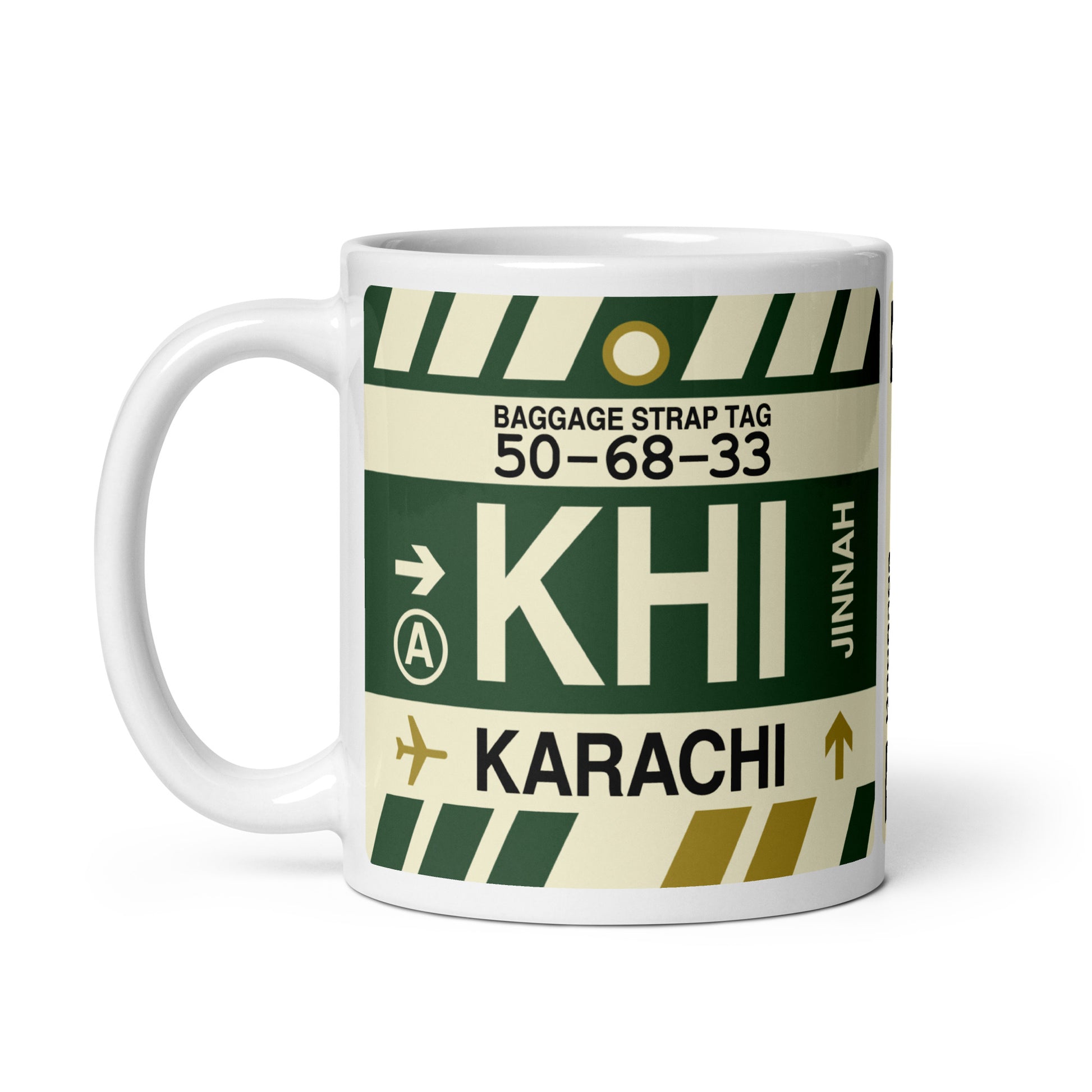 Travel-Themed Coffee Mug • KHI Karachi • YHM Designs - Image 03