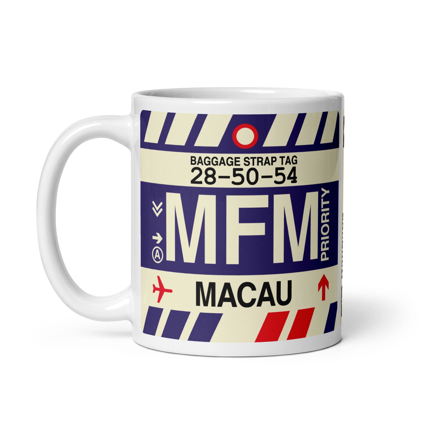 Travel-Themed Coffee Mug • MFM Macau • YHM Designs - Image 03