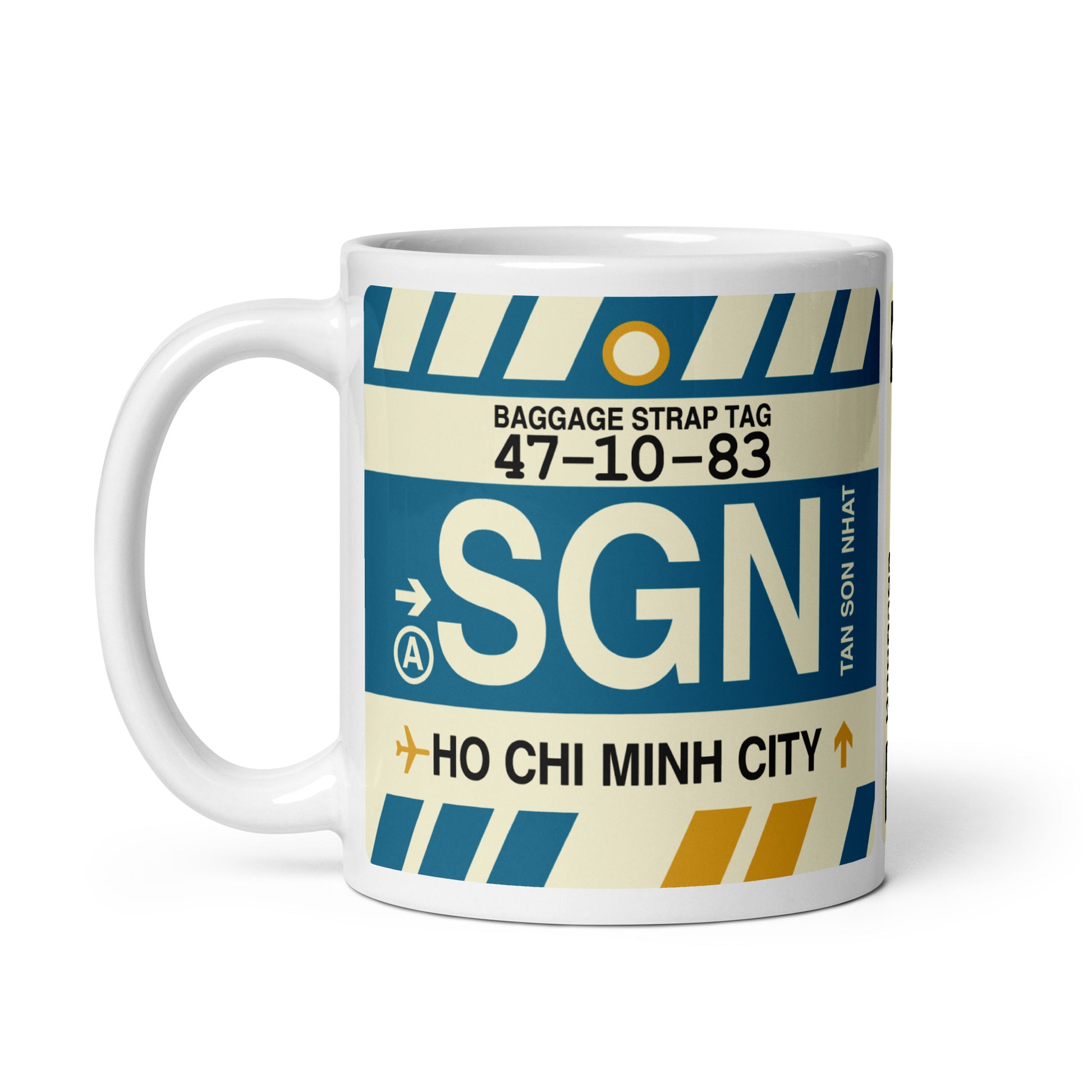 Travel-Themed Coffee Mug • SGN Ho Chi Minh City • YHM Designs - Image 03