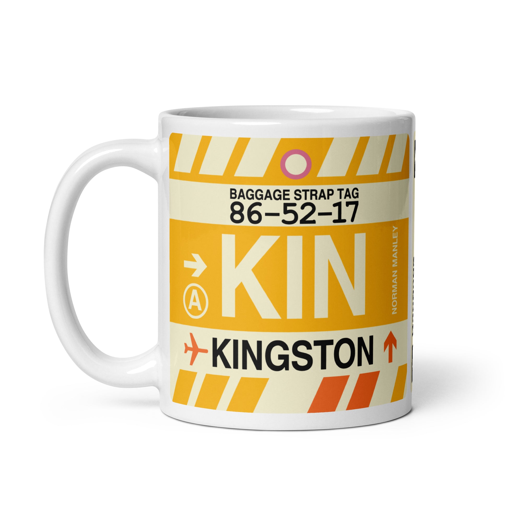 Travel Gift Coffee Mug • KIN Kingston • YHM Designs - Image 03