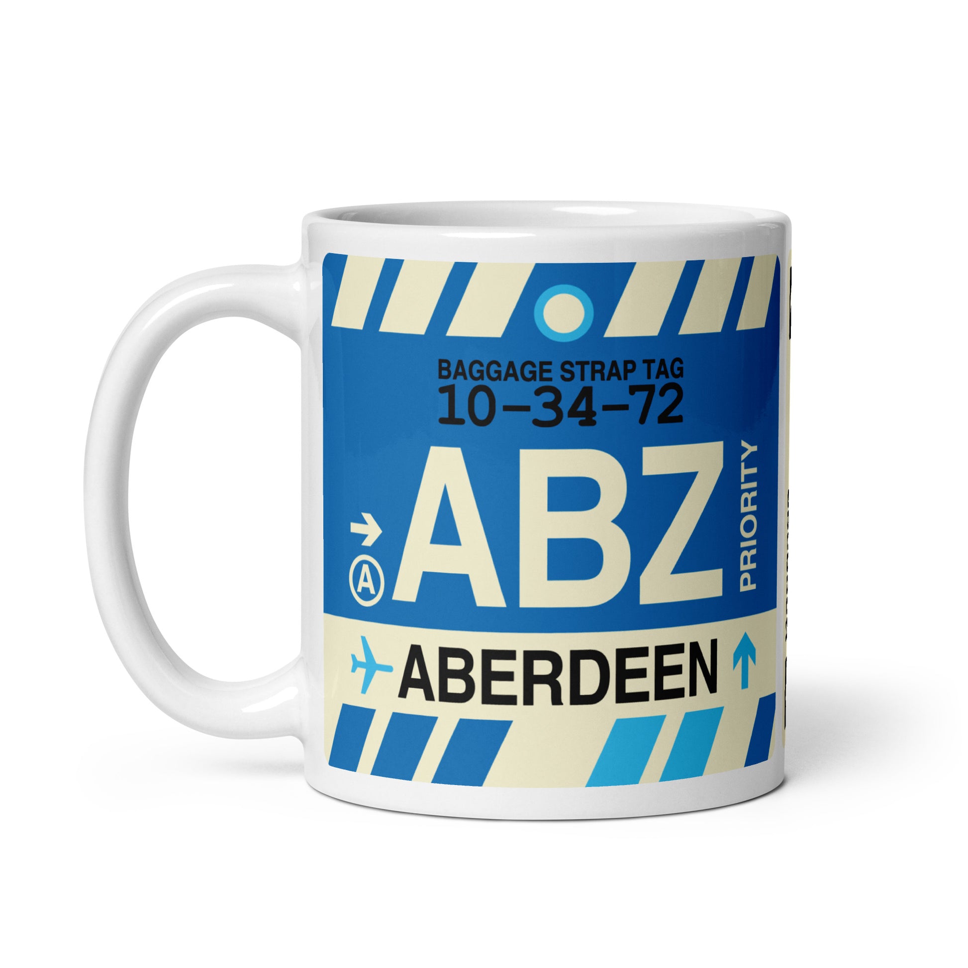 Travel Gift Coffee Mug • ABZ Aberdeen • YHM Designs - Image 03