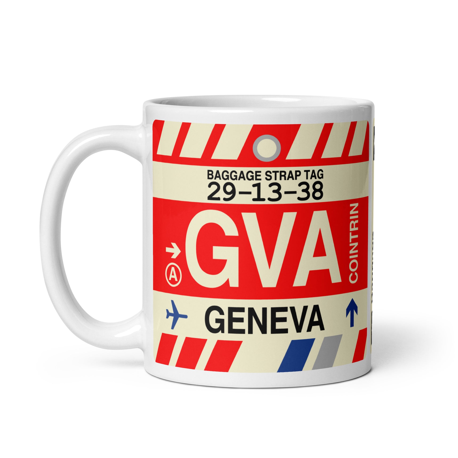 Travel-Themed Coffee Mug • GVA Geneva • YHM Designs - Image 03