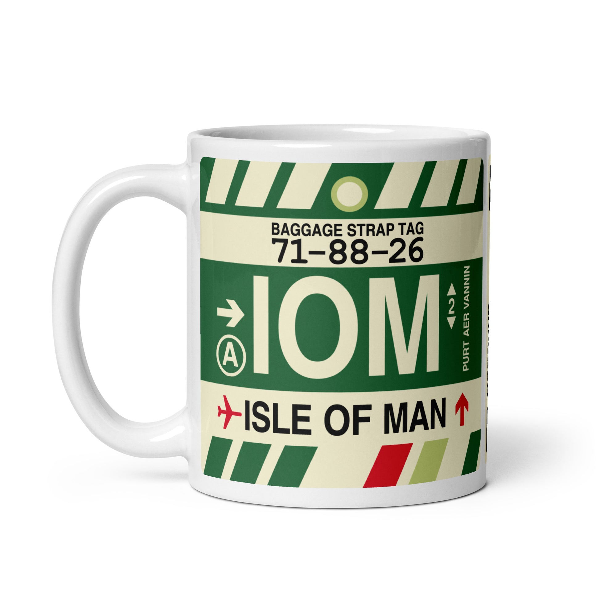 Travel Gift Coffee Mug • IOM Isle of Man • YHM Designs - Image 03