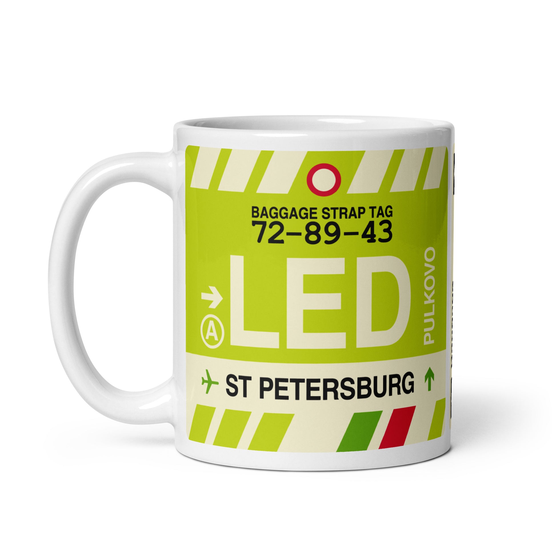 Travel Gift Coffee Mug • LED Saint Petersburg • YHM Designs - Image 03