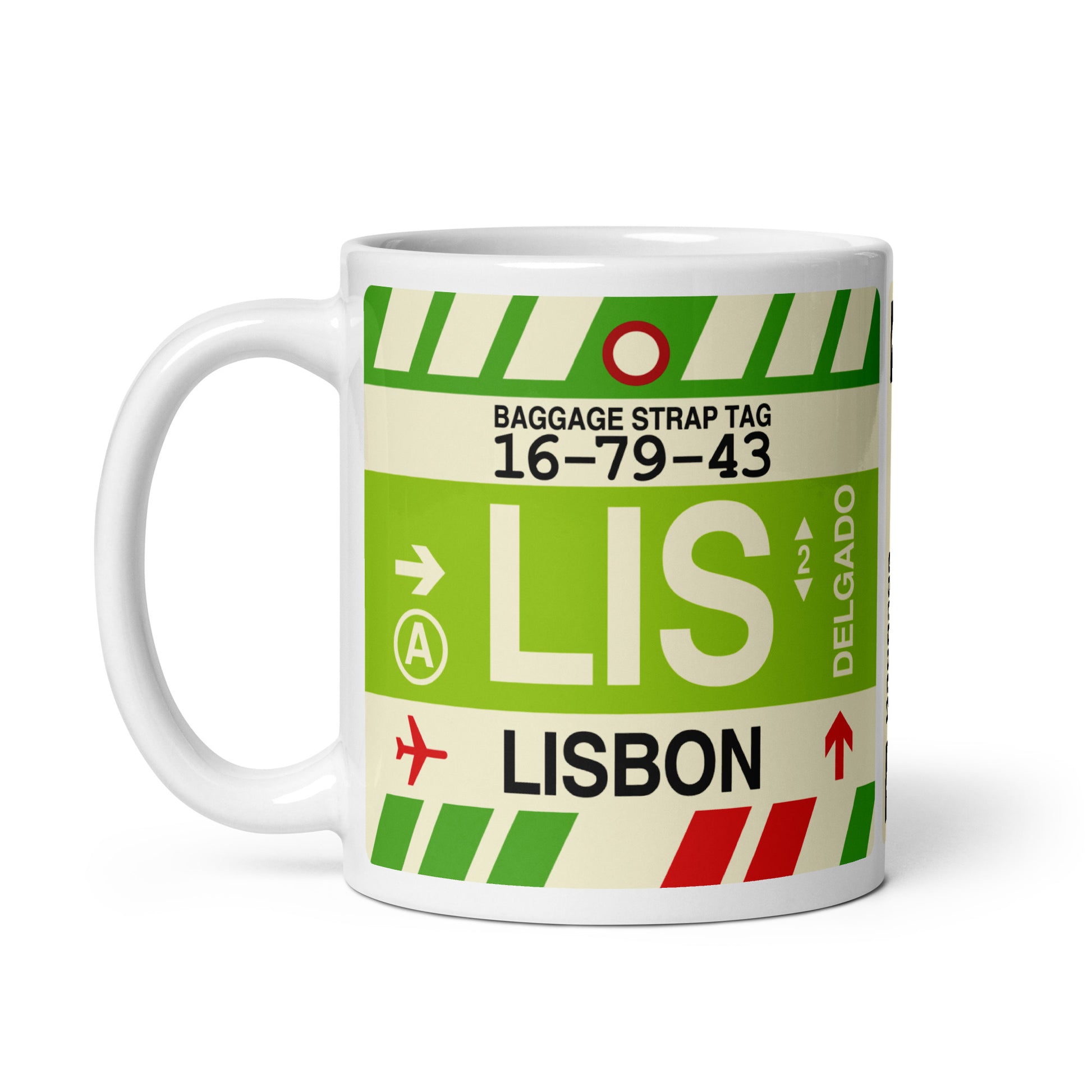 Travel-Themed Coffee Mug • LIS Lisbon • YHM Designs - Image 03
