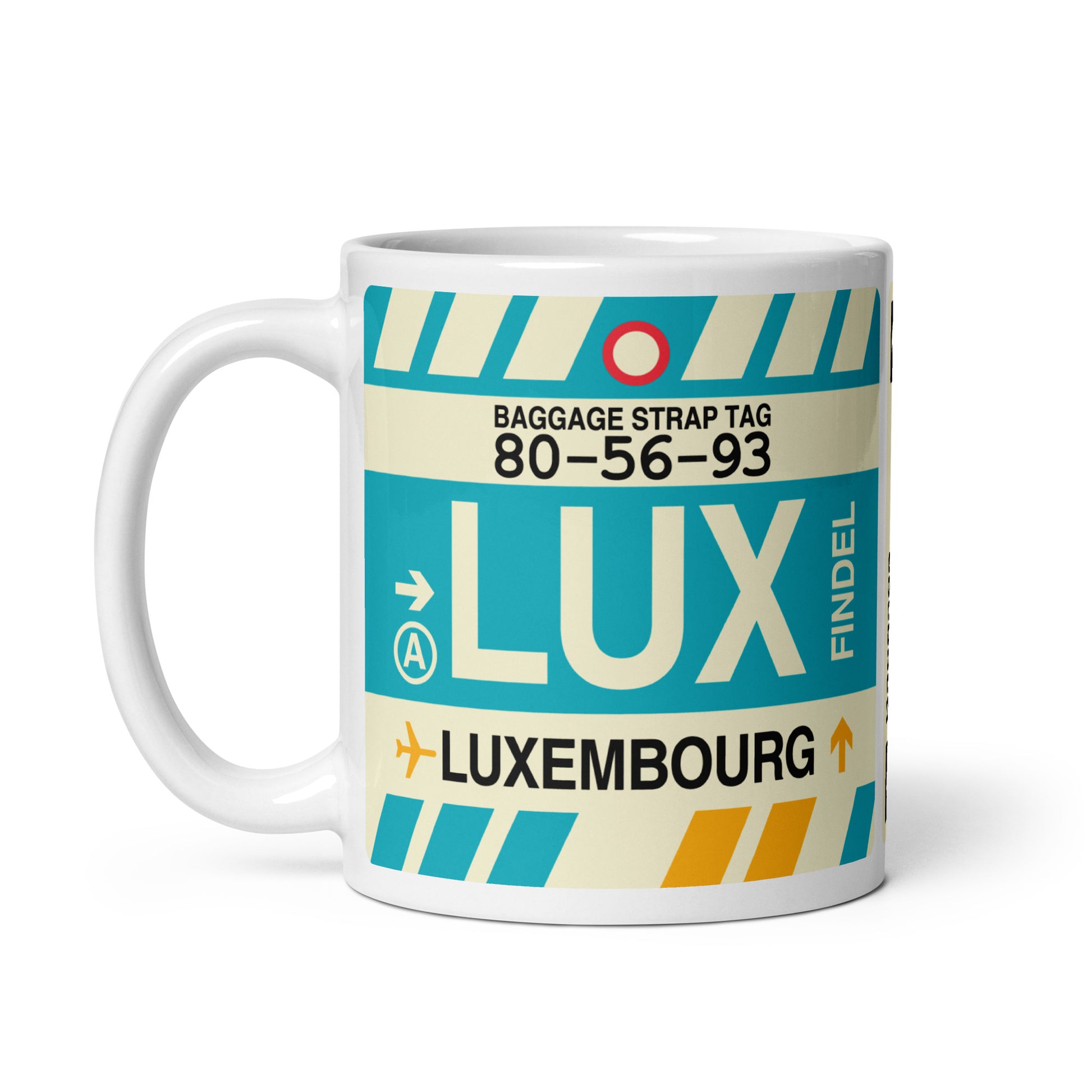 Travel Gift Coffee Mug • LUX Luxembourg • YHM Designs - Image 03