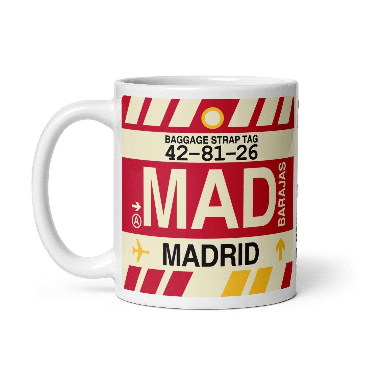 Travel-Themed Coffee Mug • MAD Madrid • YHM Designs - Image 03