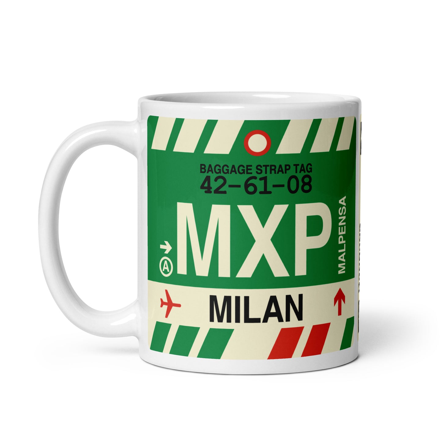 Travel-Themed Coffee Mug • MXP Milan • YHM Designs - Image 03