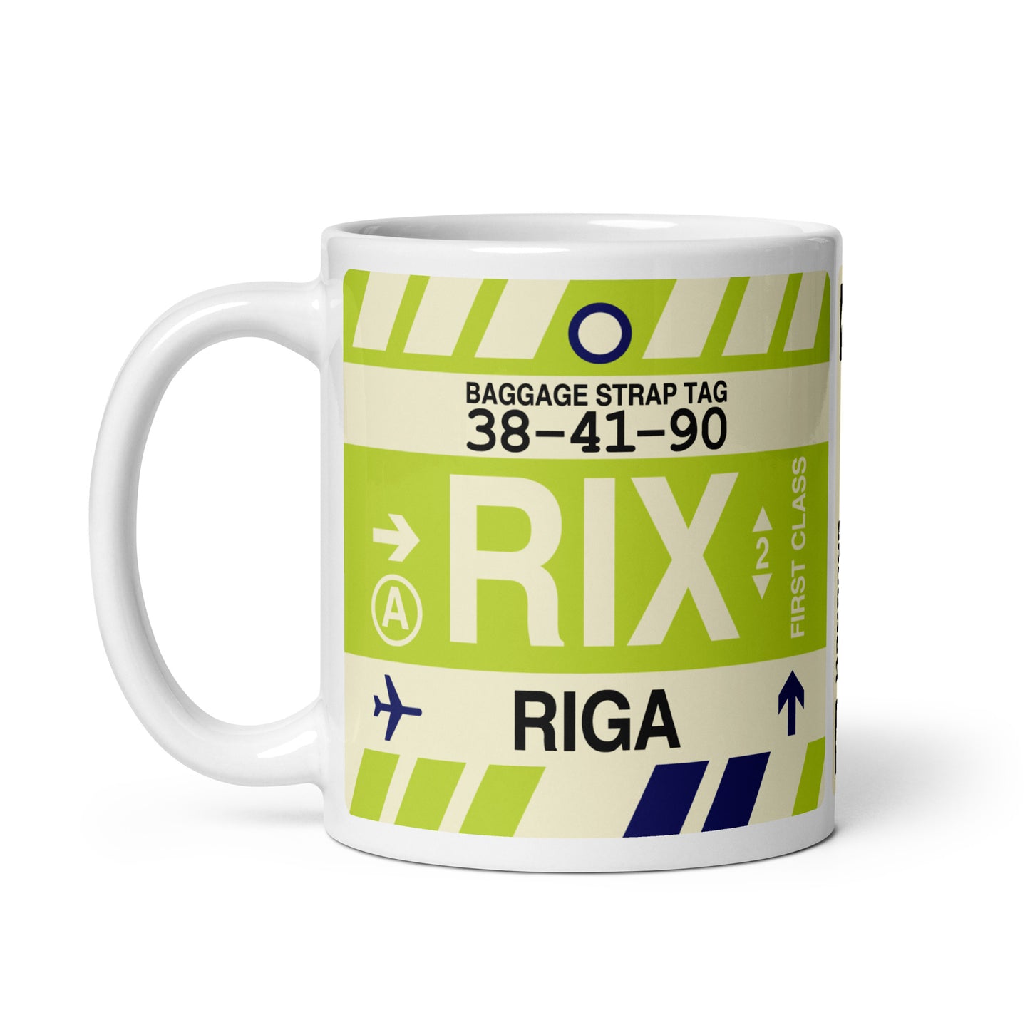 Travel-Themed Coffee Mug • RIX Riga • YHM Designs - Image 03