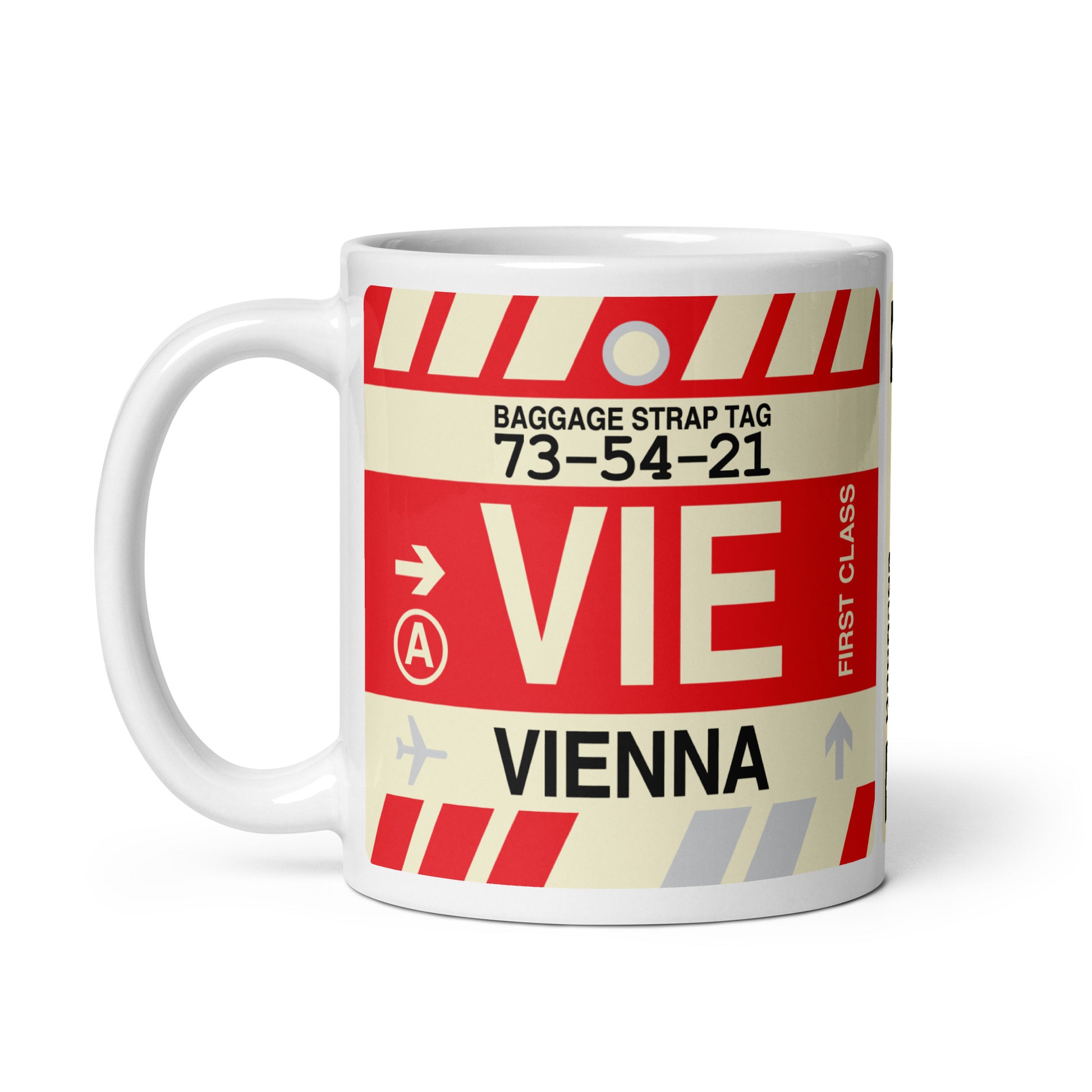 Travel Gift Coffee Mug • VIE Vienna • YHM Designs - Image 03