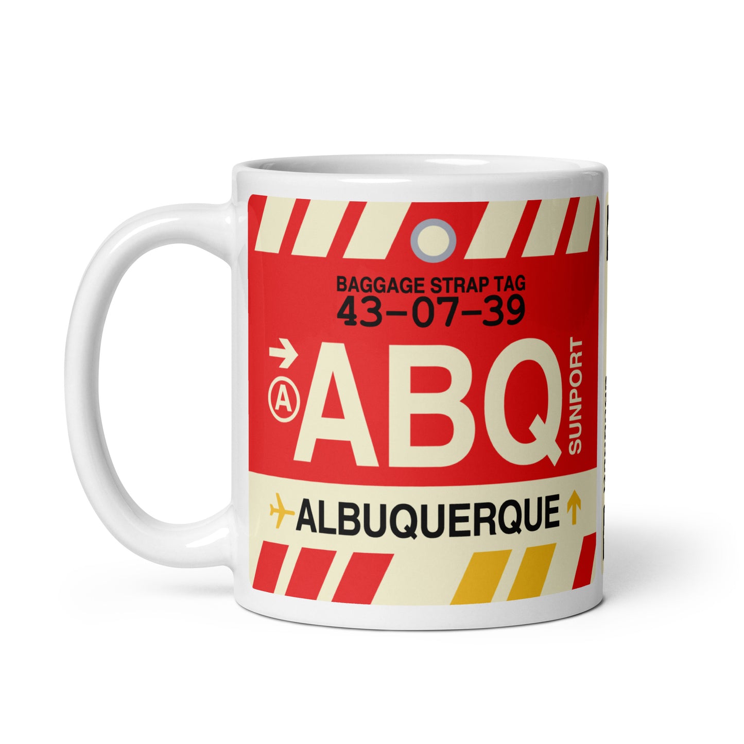 Travel Gift Coffee Mug • ABQ Albuquerque • YHM Designs - Image 03
