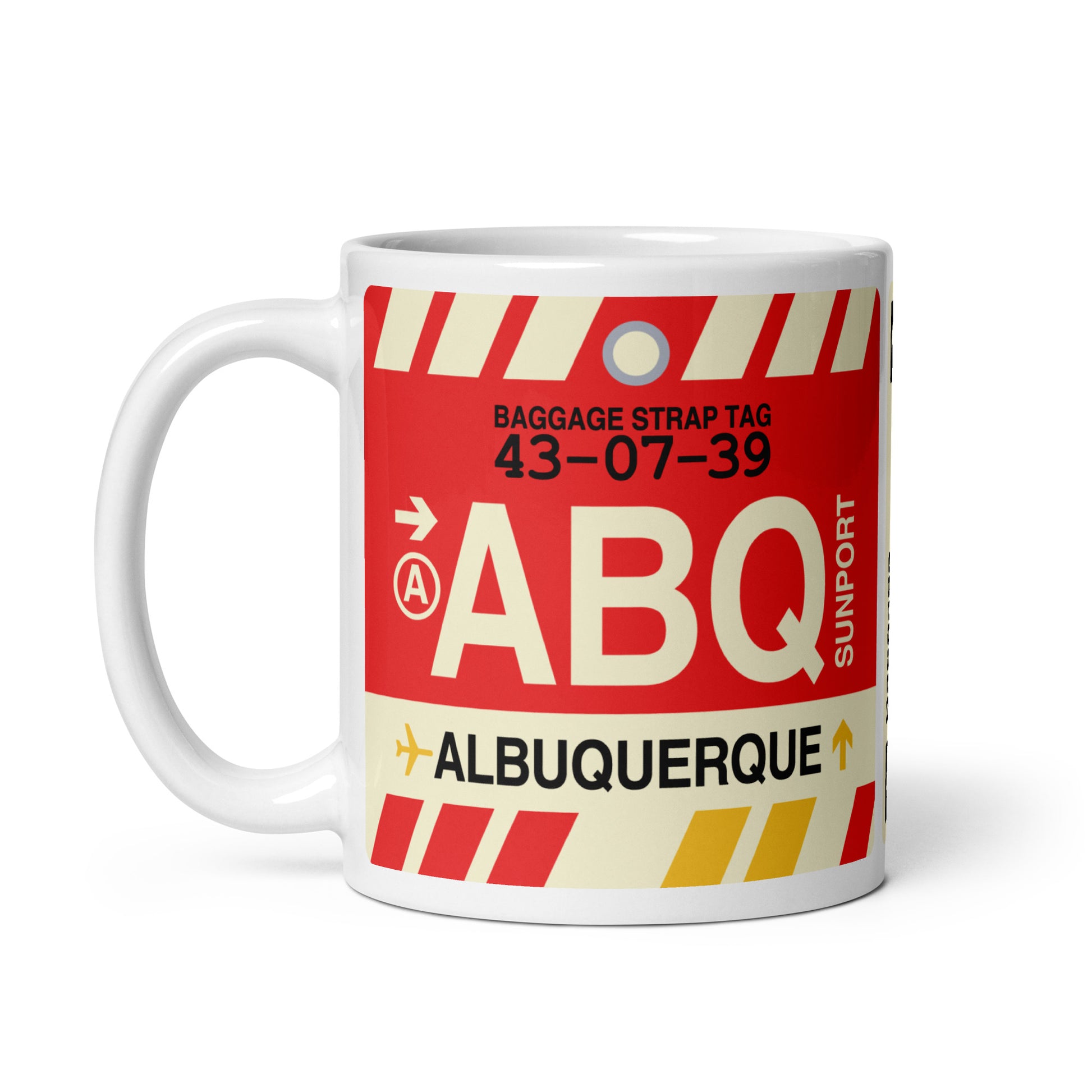 Travel Gift Coffee Mug • ABQ Albuquerque • YHM Designs - Image 03