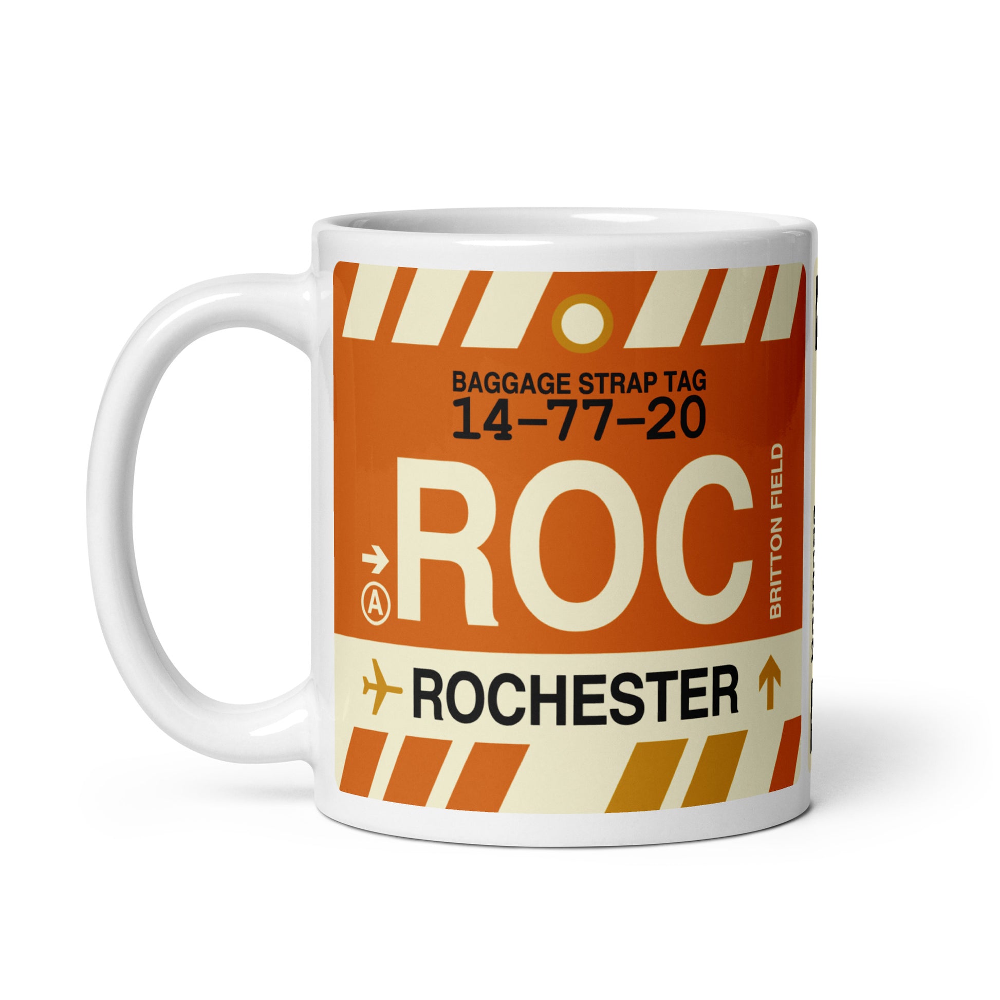 Travel Gift Coffee Mug • ROC Rochester Souvenir • YHM Designs - Image 03