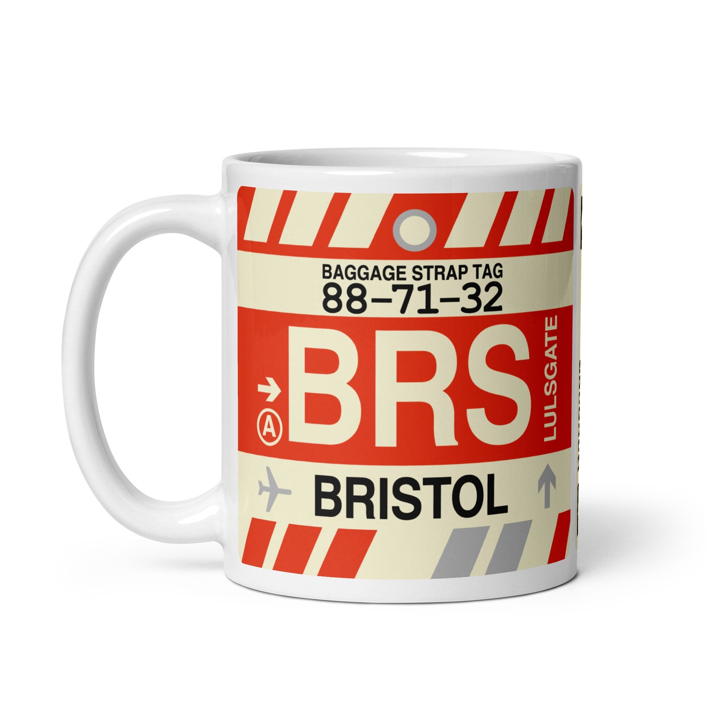 Travel-Themed Coffee Mug • BRS Bristol • YHM Designs - Image 03