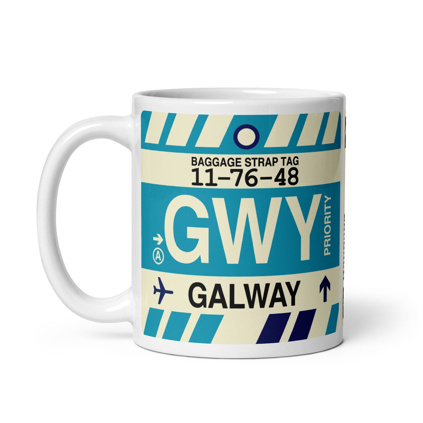 Travel-Themed Coffee Mug • GWY Galway • YHM Designs - Image 03