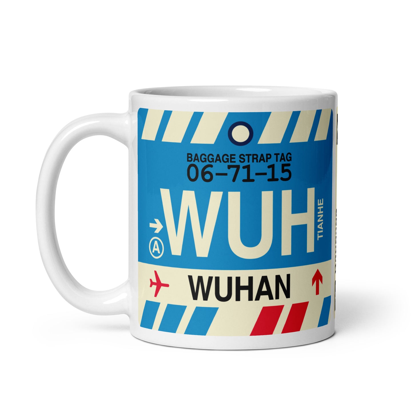 Travel-Themed Coffee Mug • WUH Wuhan • YHM Designs - Image 03