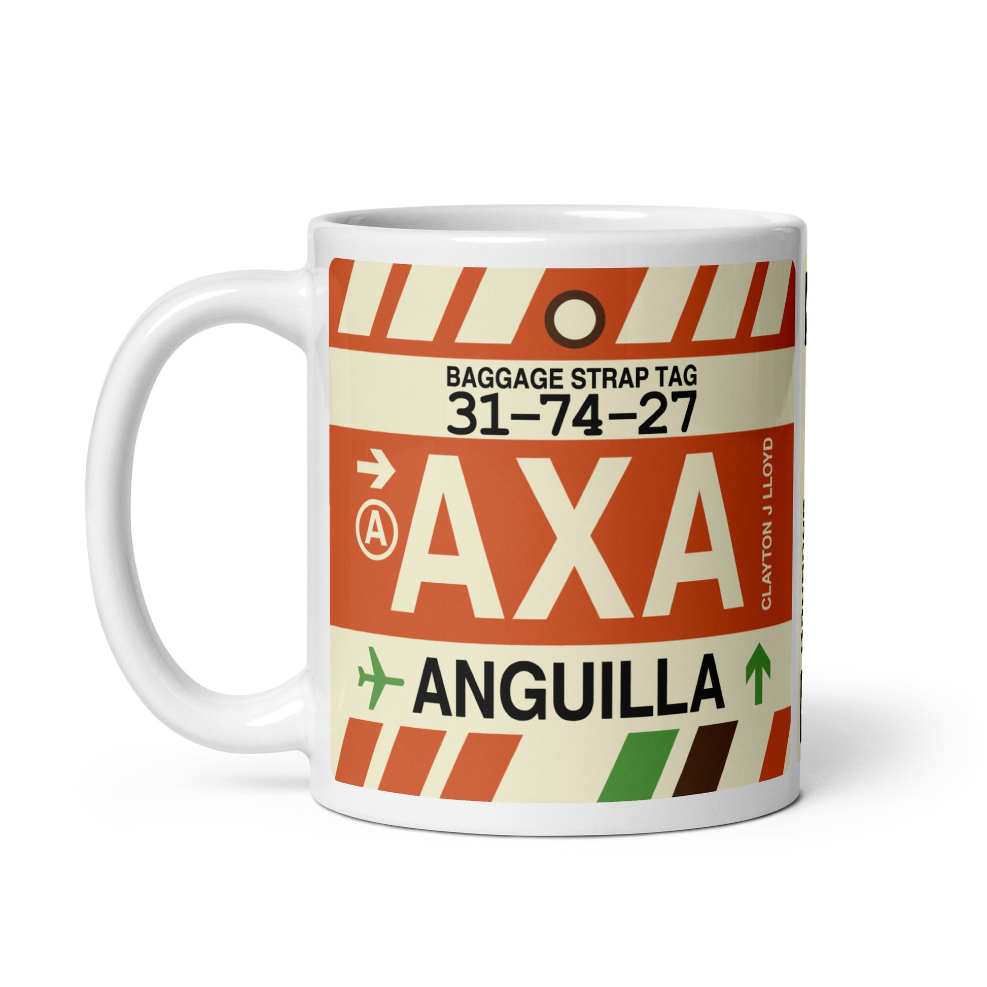 Travel Gift Coffee Mug • AXA Anguilla • YHM Designs - Image 03