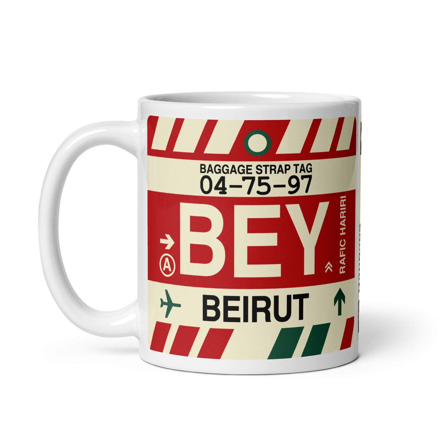 Travel Gift Coffee Mug • BEY Beirut Souvenir • YHM Designs - Image 03