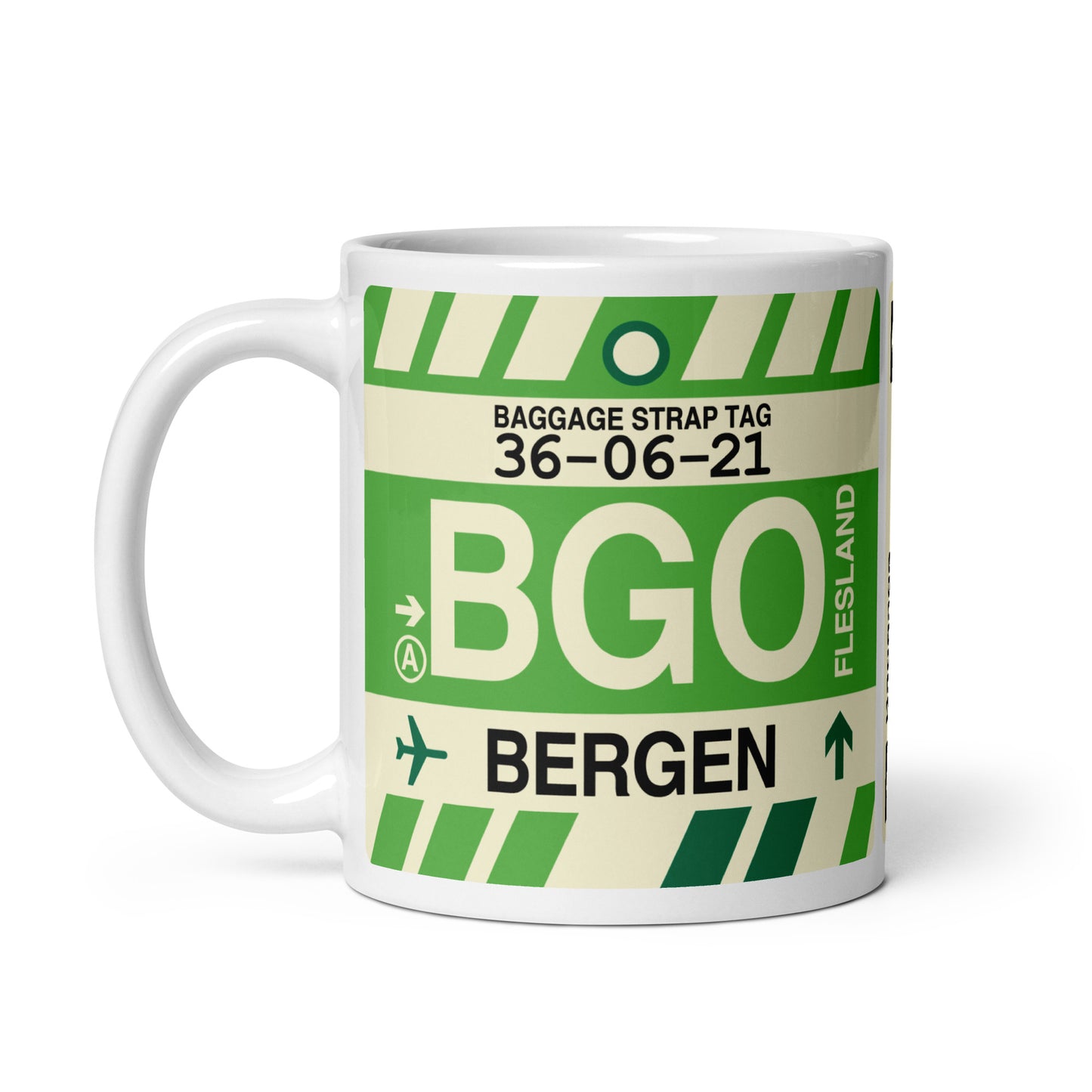 Travel Gift Coffee Mug • BGO Bergen • YHM Designs - Image 03