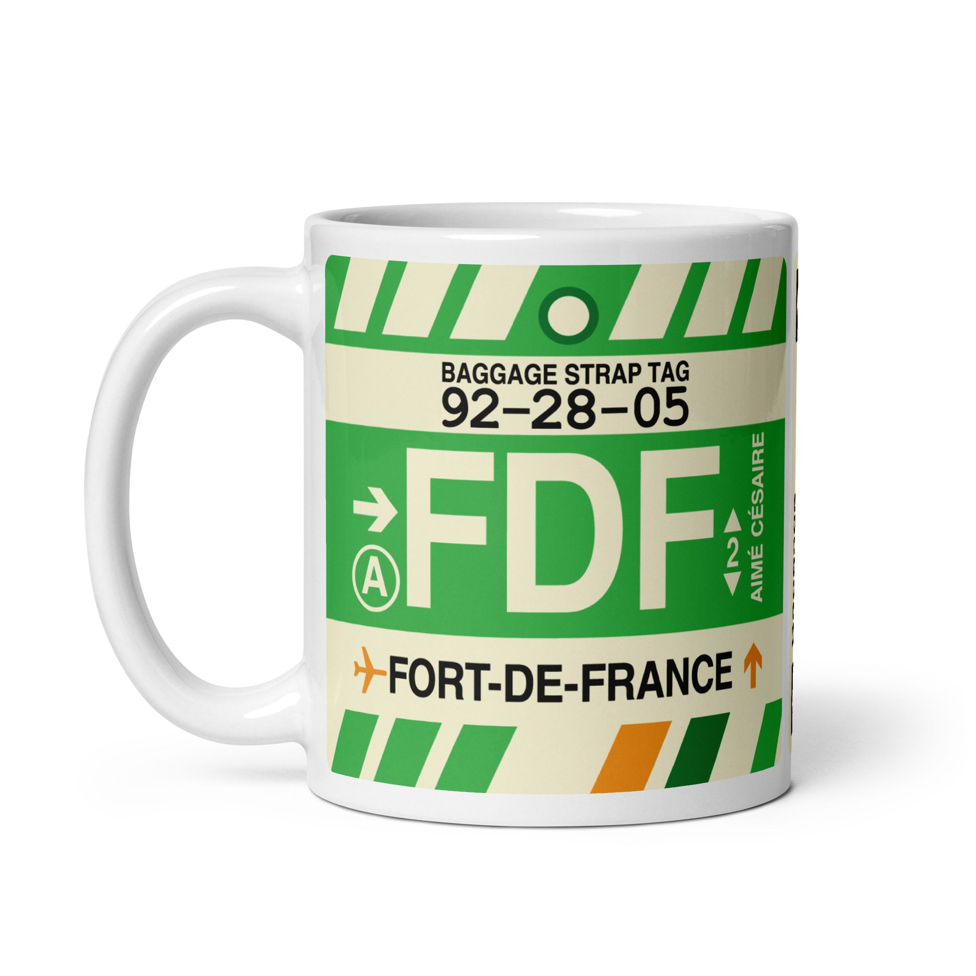 Travel Gift Coffee Mug • FDF Fort-de-France Souvenir • YHM Designs - Image 03