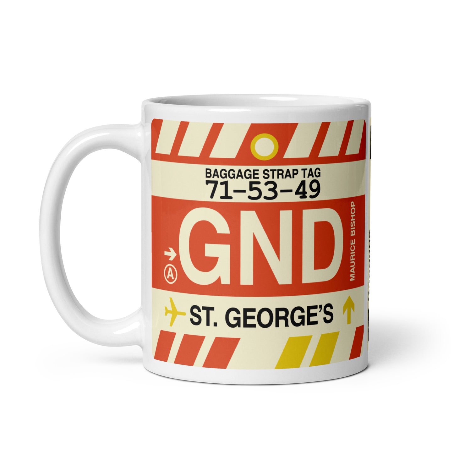 Travel-Themed Coffee Mug • GND St. George's • YHM Designs - Image 03
