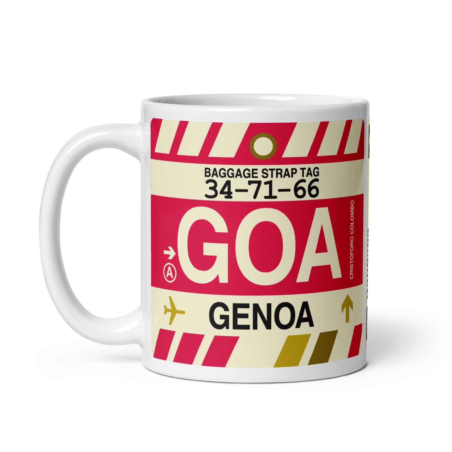 Travel-Themed Coffee Mug • GOA Genoa • YHM Designs - Image 03