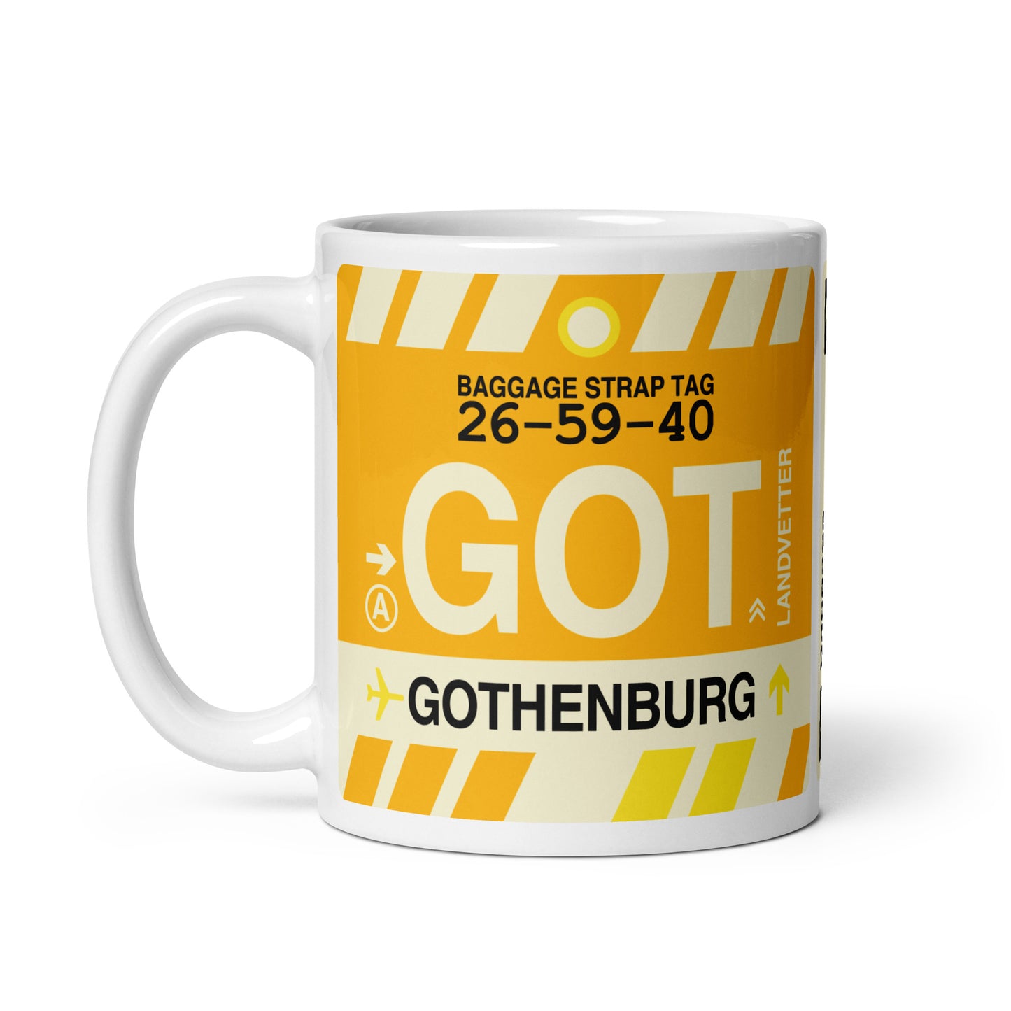 Travel Gift Coffee Mug • GOT Gothenburg • YHM Designs - Image 03