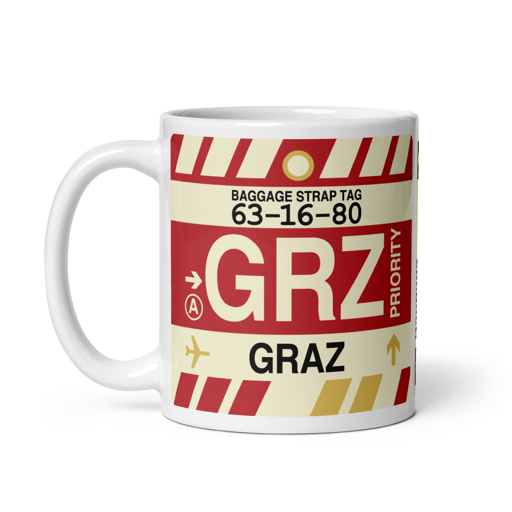 Travel-Themed Coffee Mug • GRZ Graz • YHM Designs - Image 03