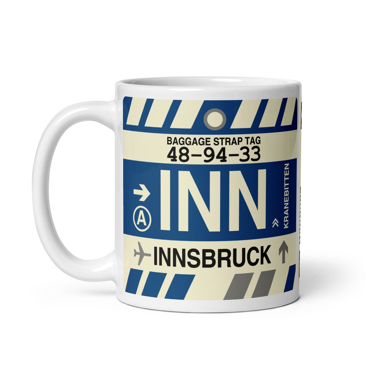 Travel-Themed Coffee Mug • INN Innsbruck • YHM Designs - Image 03