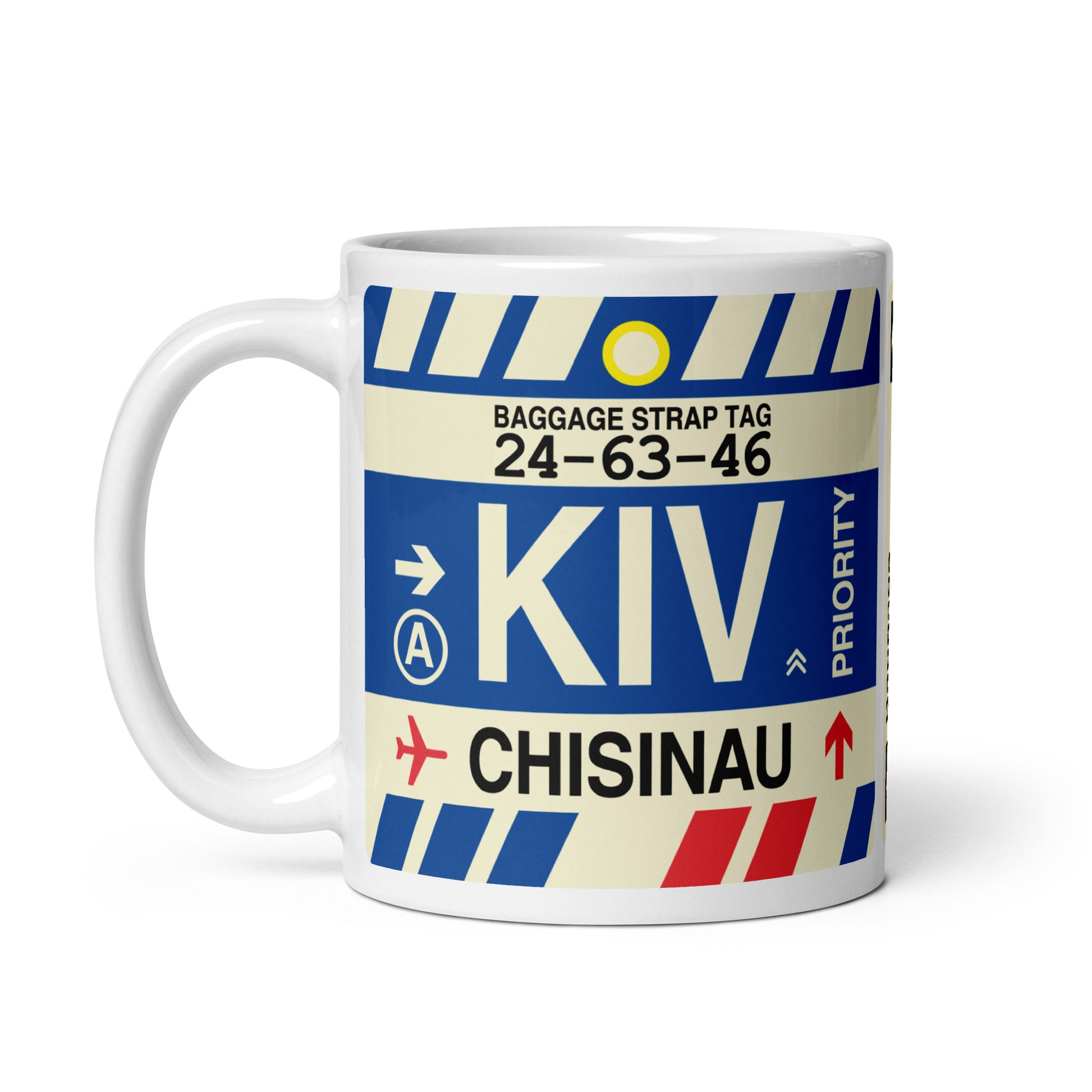 Travel-Themed Coffee Mug • KIV Chisinau • YHM Designs - Image 03