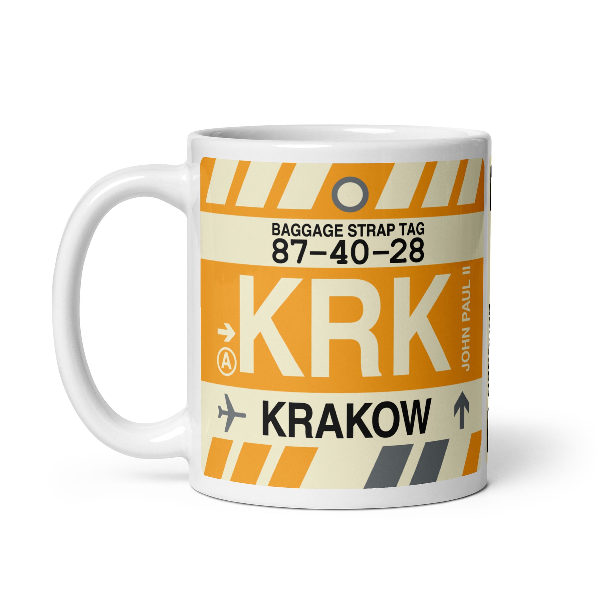 Travel-Themed Coffee Mug • KRK Krakow • YHM Designs - Image 03