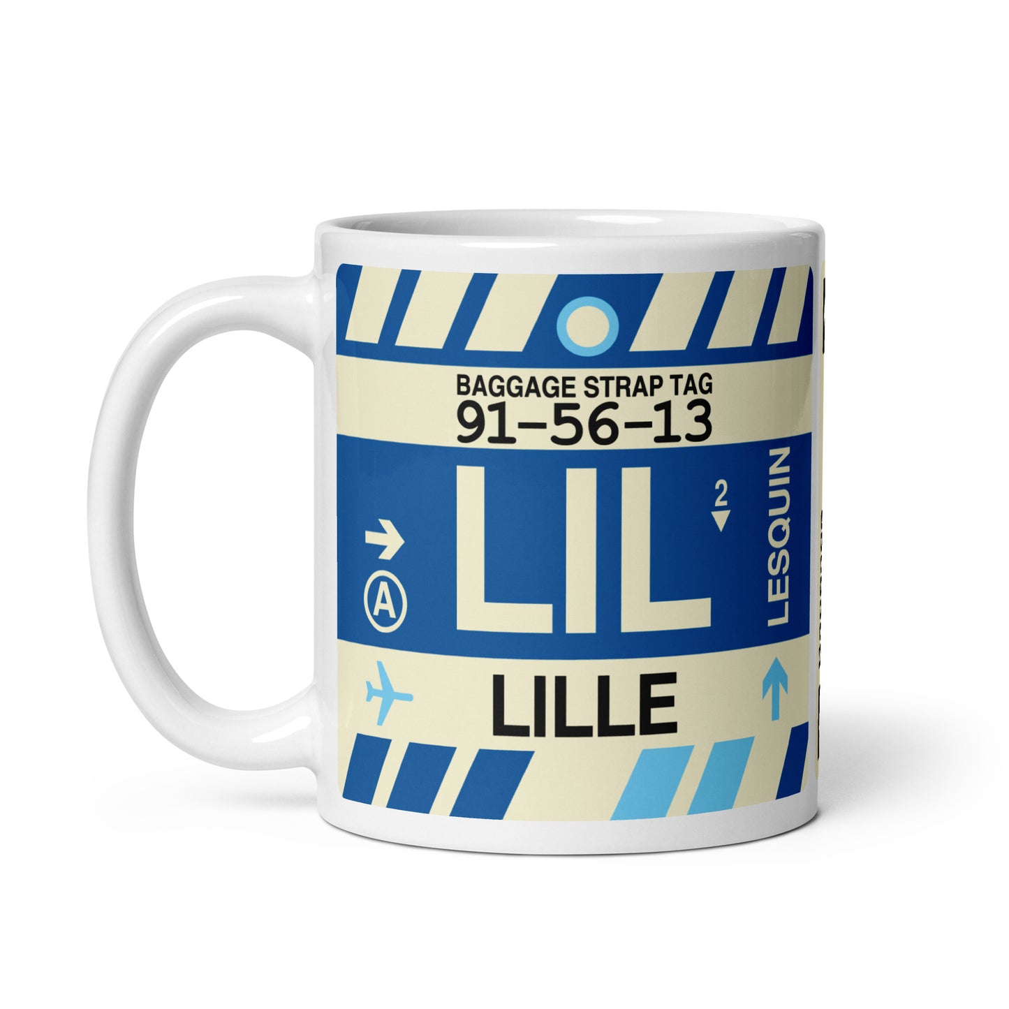 Travel-Themed Coffee Mug • LIL Lille • YHM Designs - Image 03