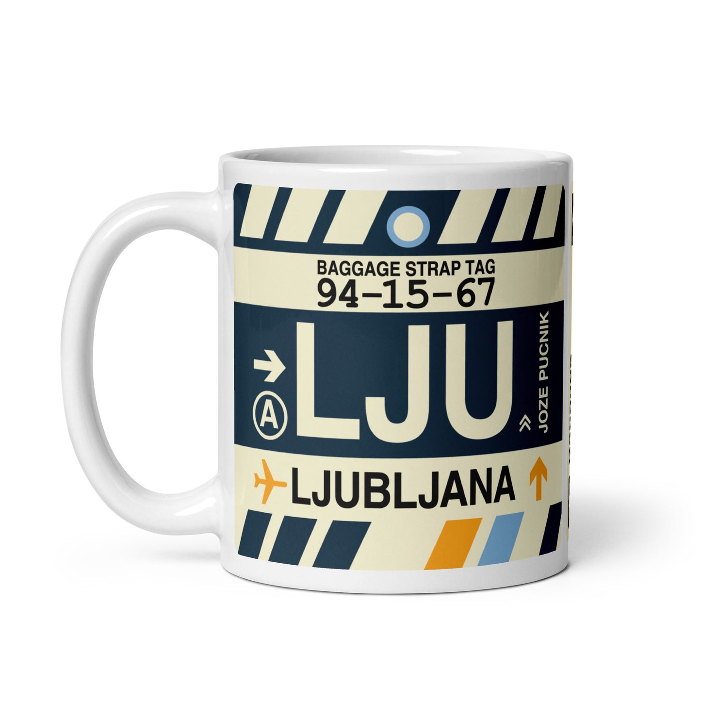 Travel Gift Coffee Mug • LJU Ljubljana • YHM Designs - Image 03