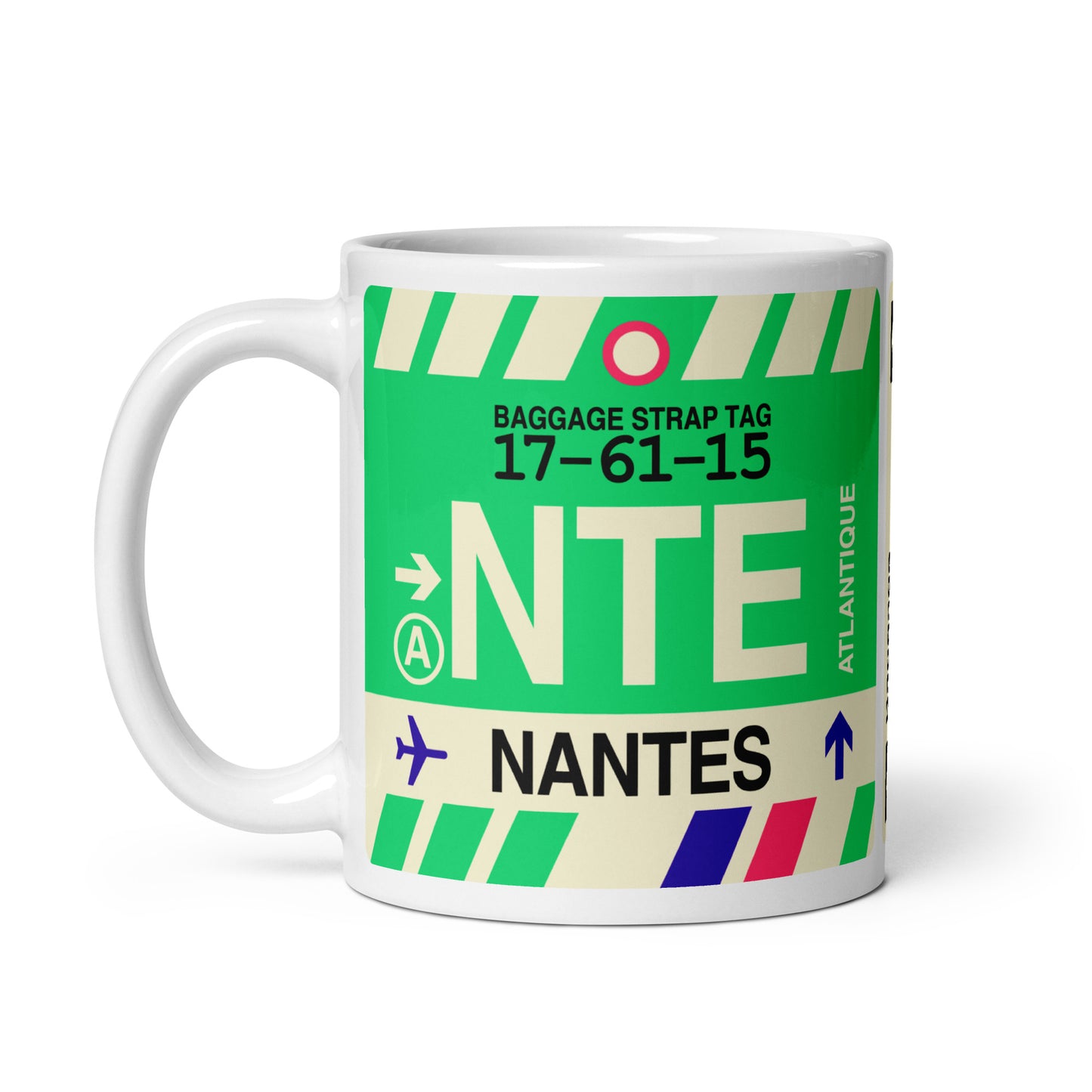 Travel-Themed Coffee Mug • NTE Nantes • YHM Designs - Image 03