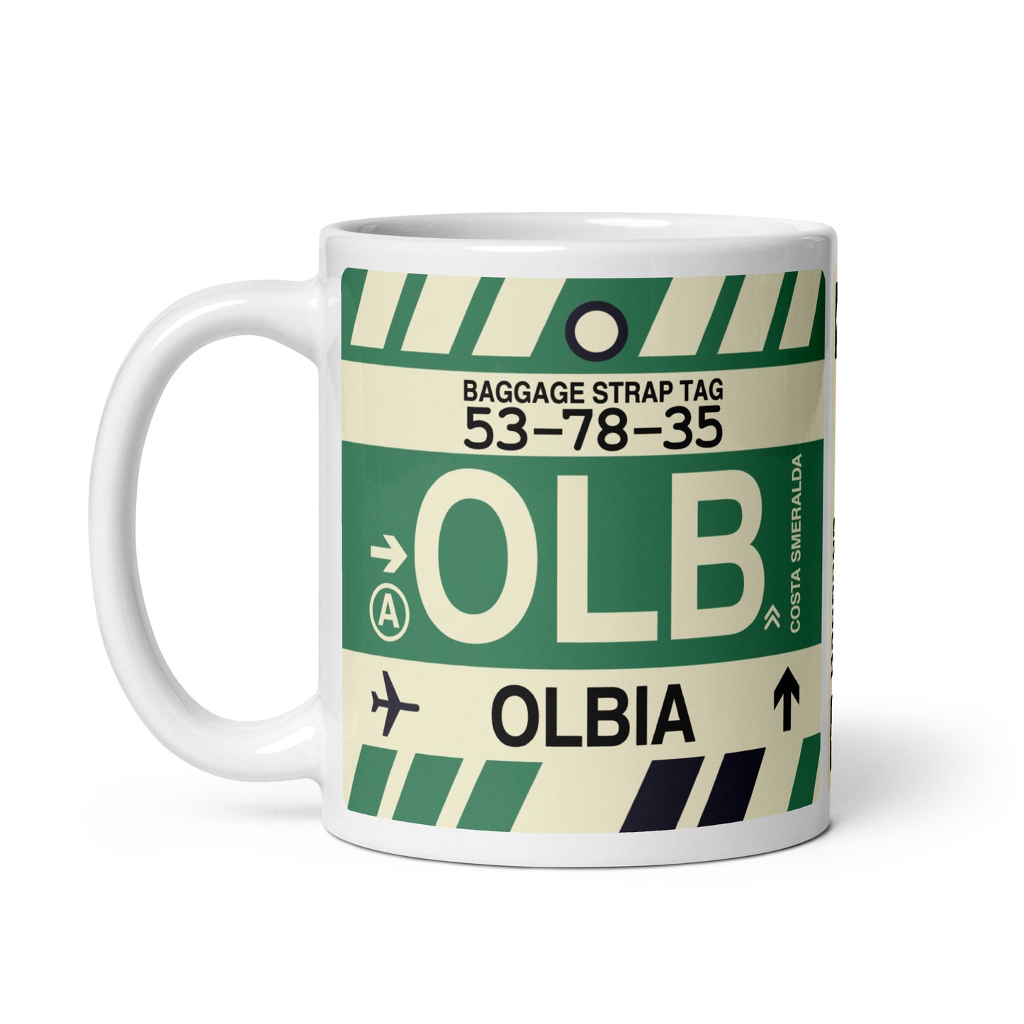 Travel-Themed Coffee Mug • OLB Olbia • YHM Designs - Image 03