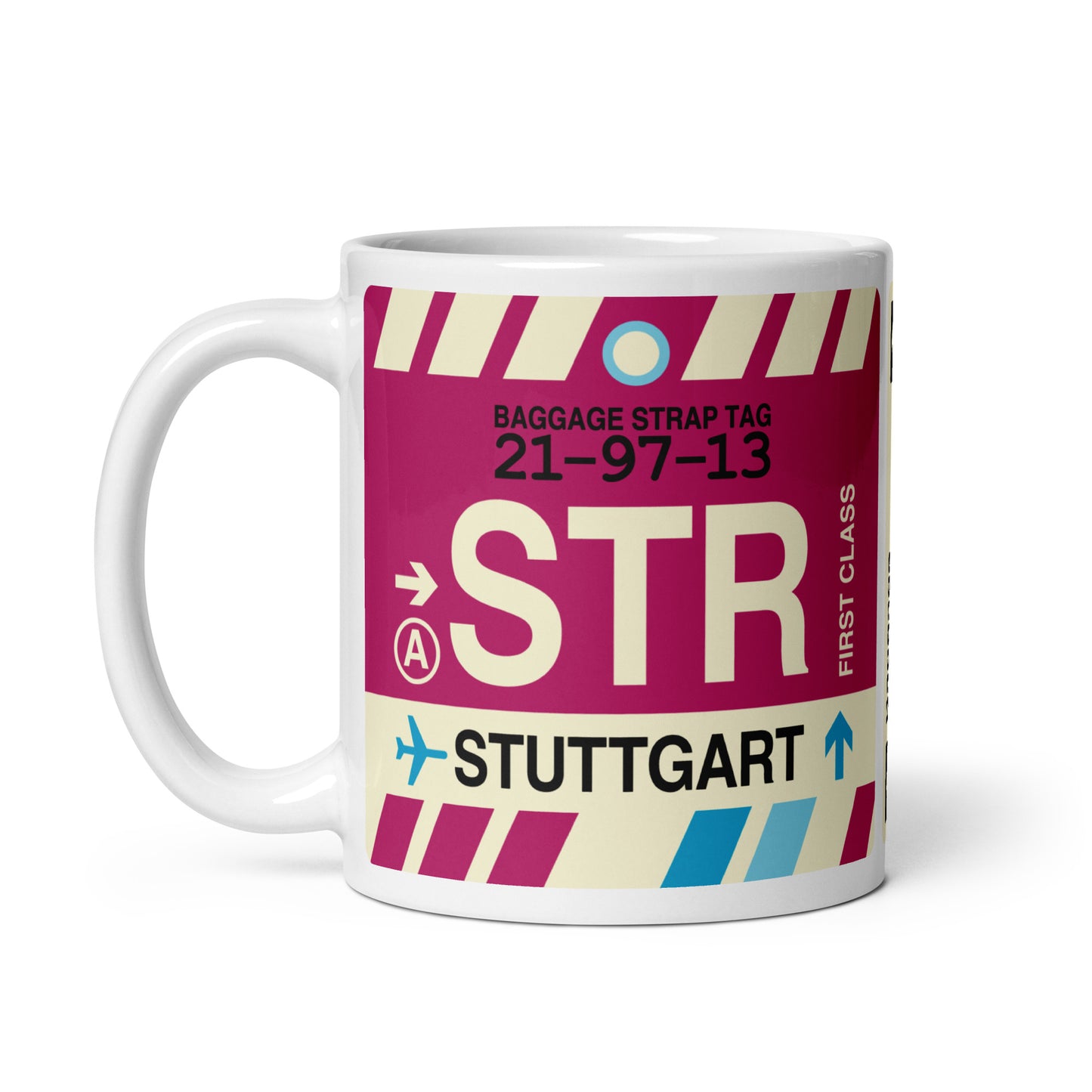 Travel Gift Coffee Mug • STR Stuttgart • YHM Designs - Image 03