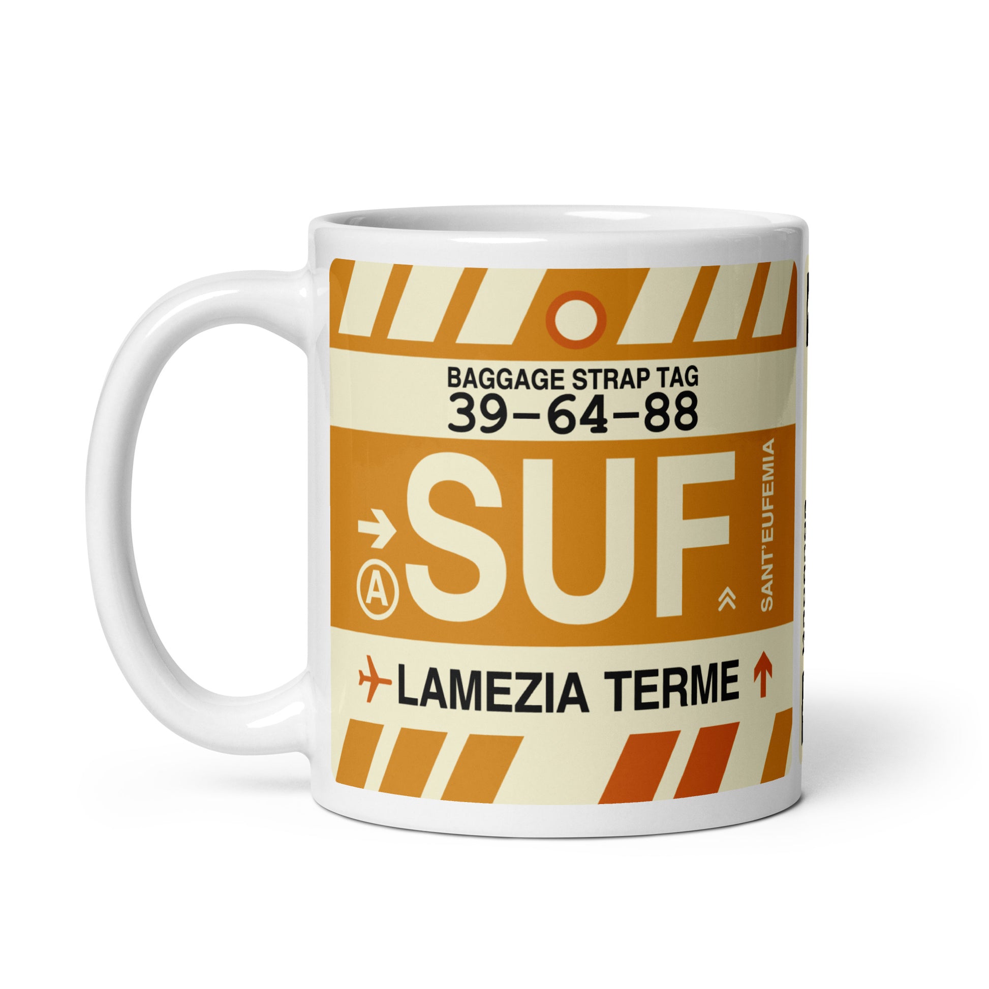 Travel-Themed Coffee Mug • SUF Lamezia Terme • YHM Designs - Image 03