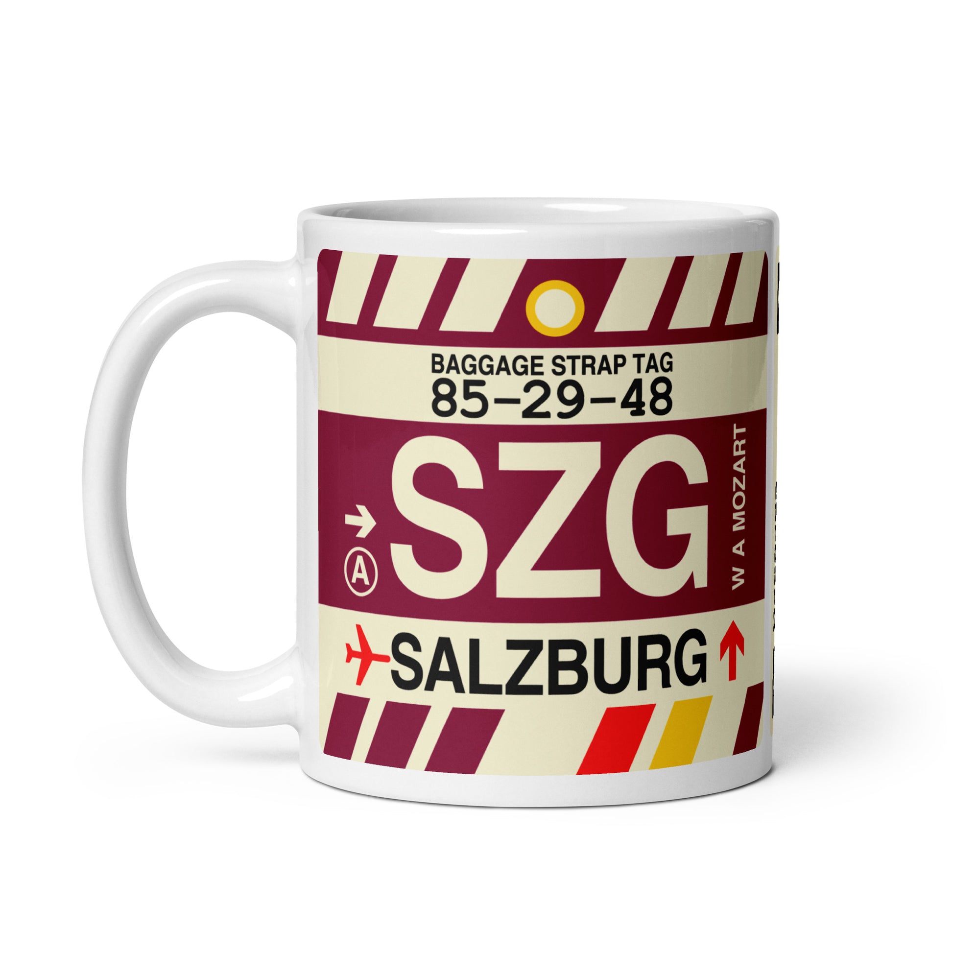Travel-Themed Coffee Mug • SZG Salzburg • YHM Designs - Image 03
