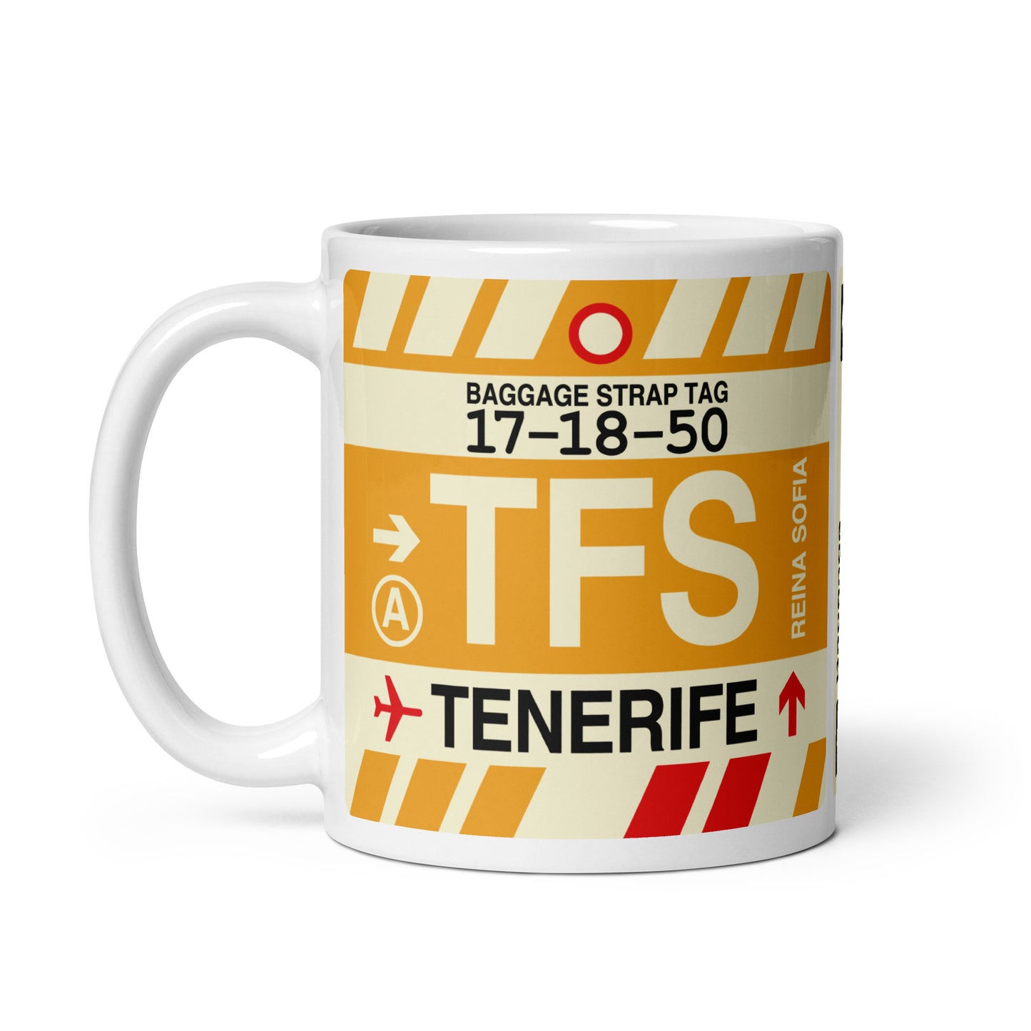 Travel-Themed Coffee Mug • TFS Tenerife • YHM Designs - Image 03