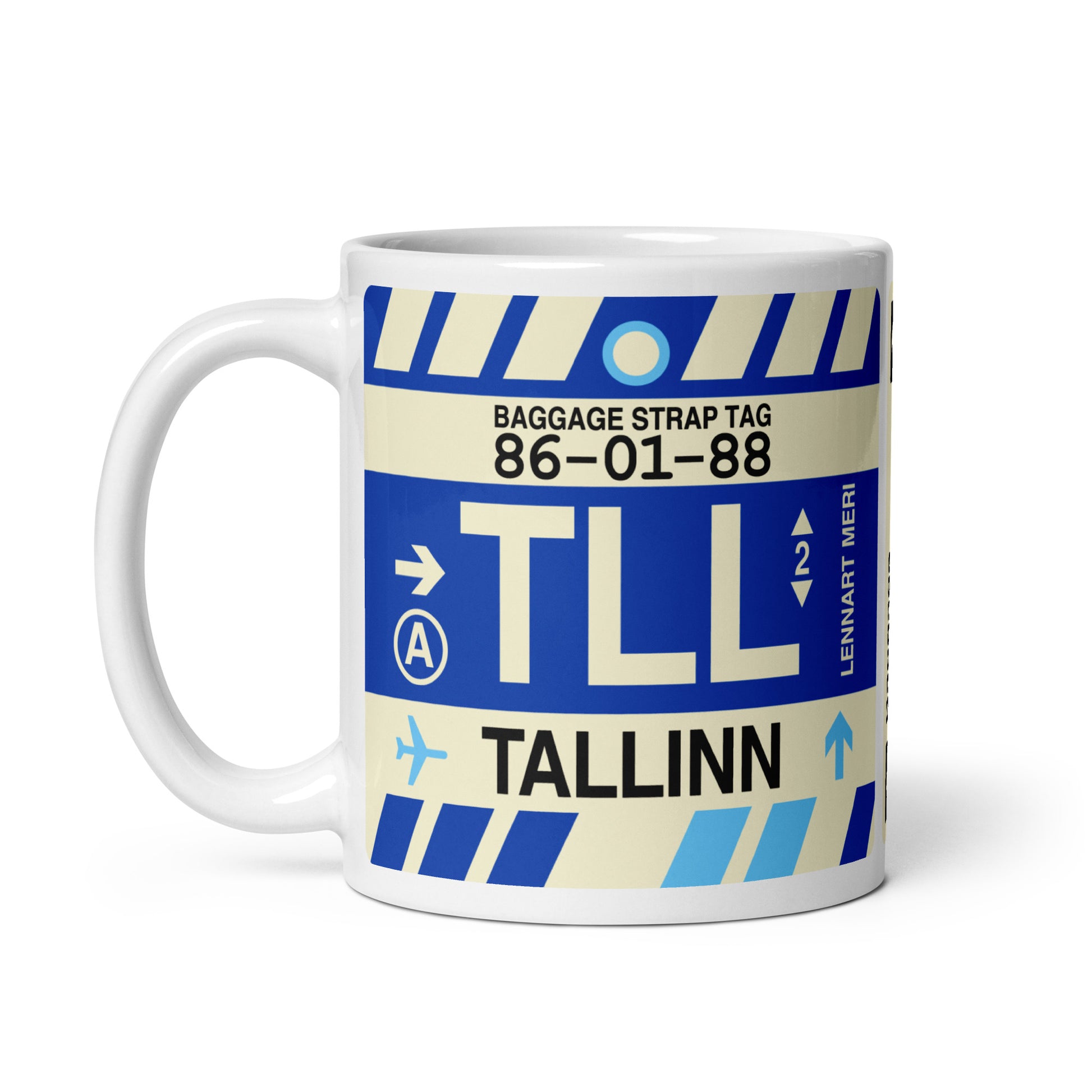 Travel-Themed Coffee Mug • TLL Tallinn • YHM Designs - Image 03