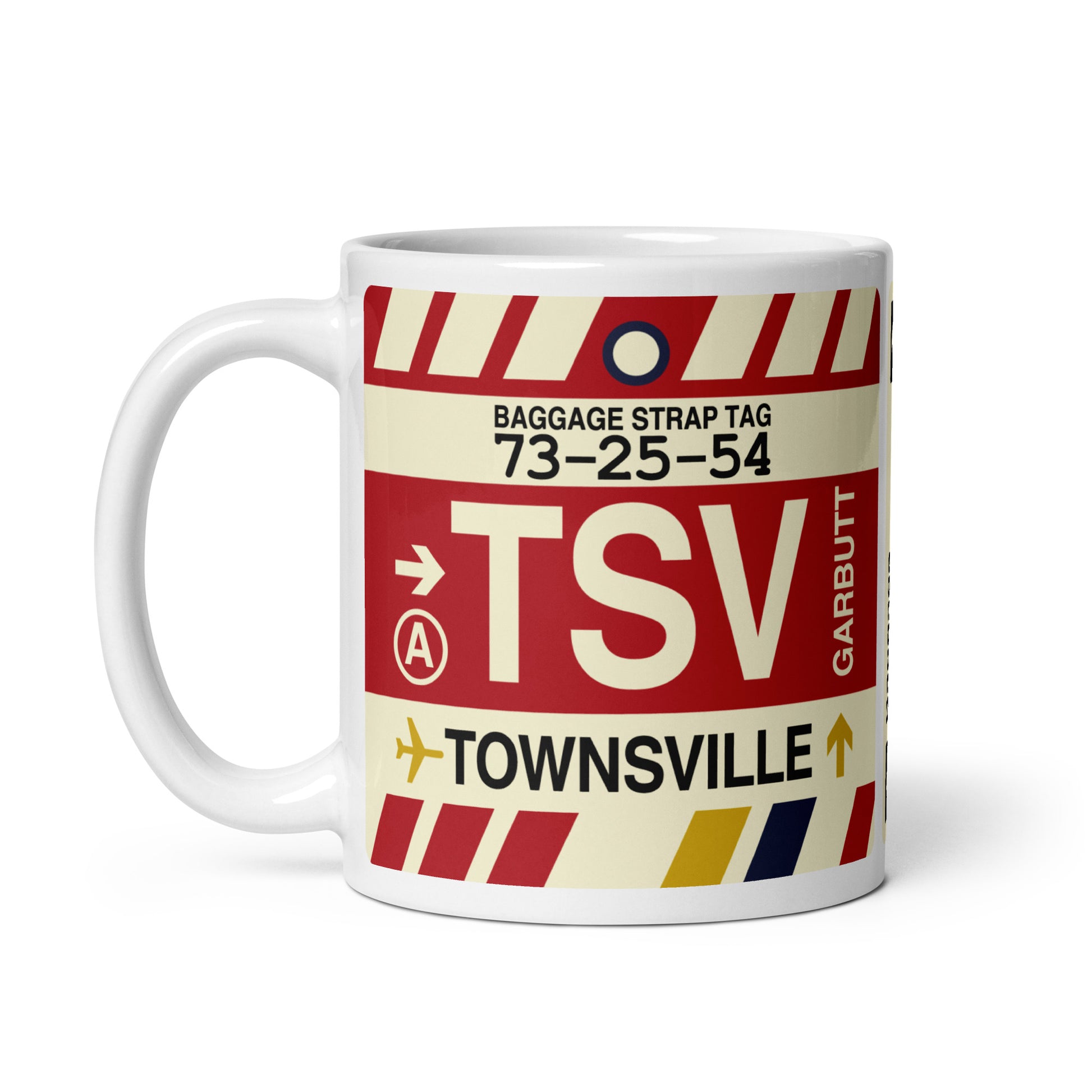 Travel-Themed Coffee Mug • TSV Townsville • YHM Designs - Image 03