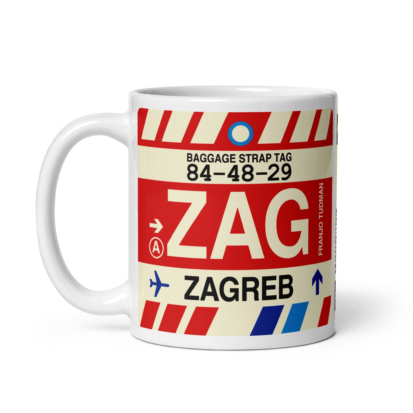Travel-Themed Coffee Mug • ZAG Zagreb • YHM Designs - Image 03