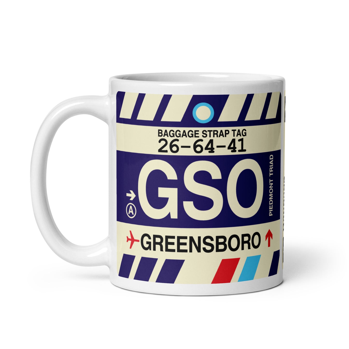 Travel Gift Coffee Mug • GSO Greensboro • YHM Designs - Image 03